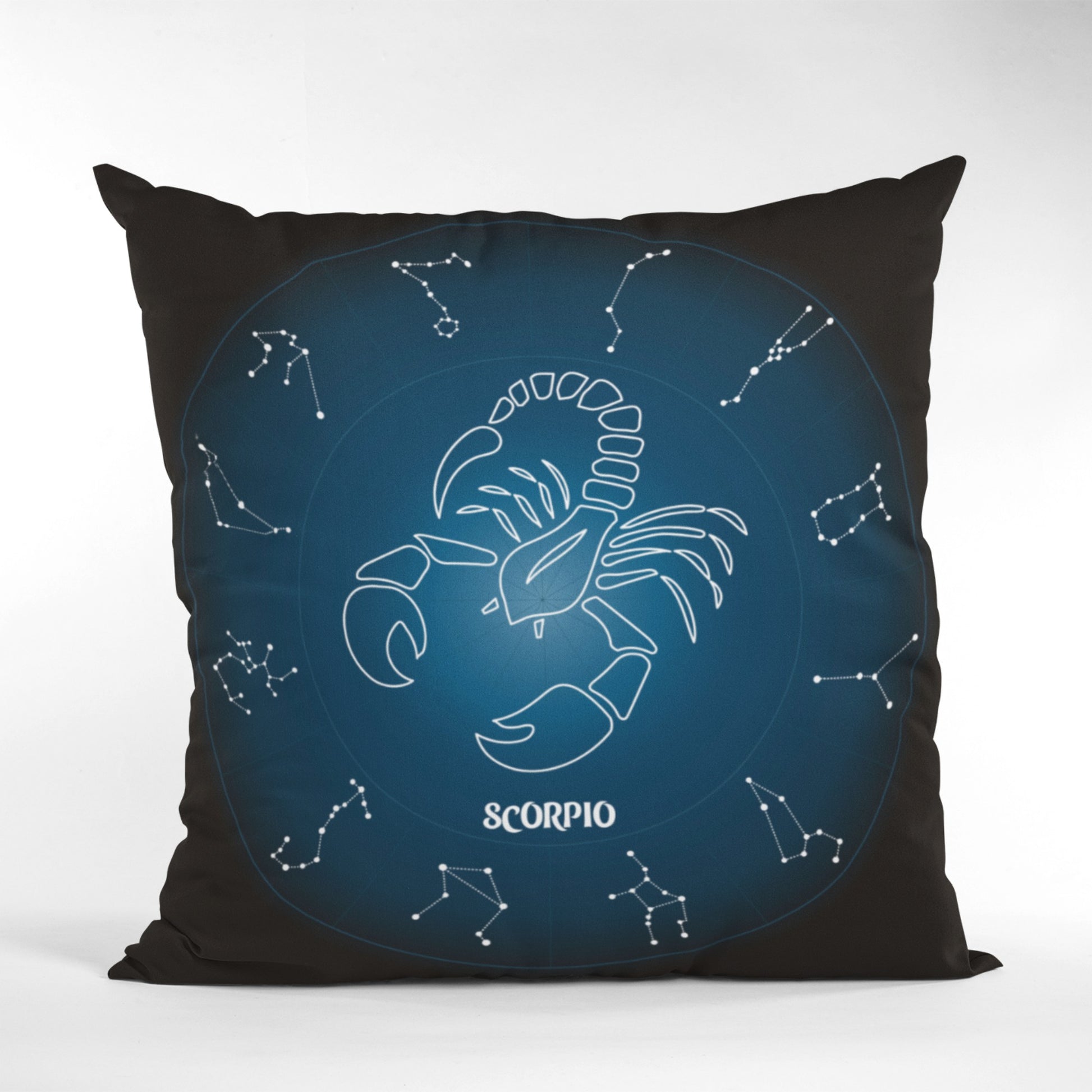 Scorpio Pattern Astrology Throw Pillow