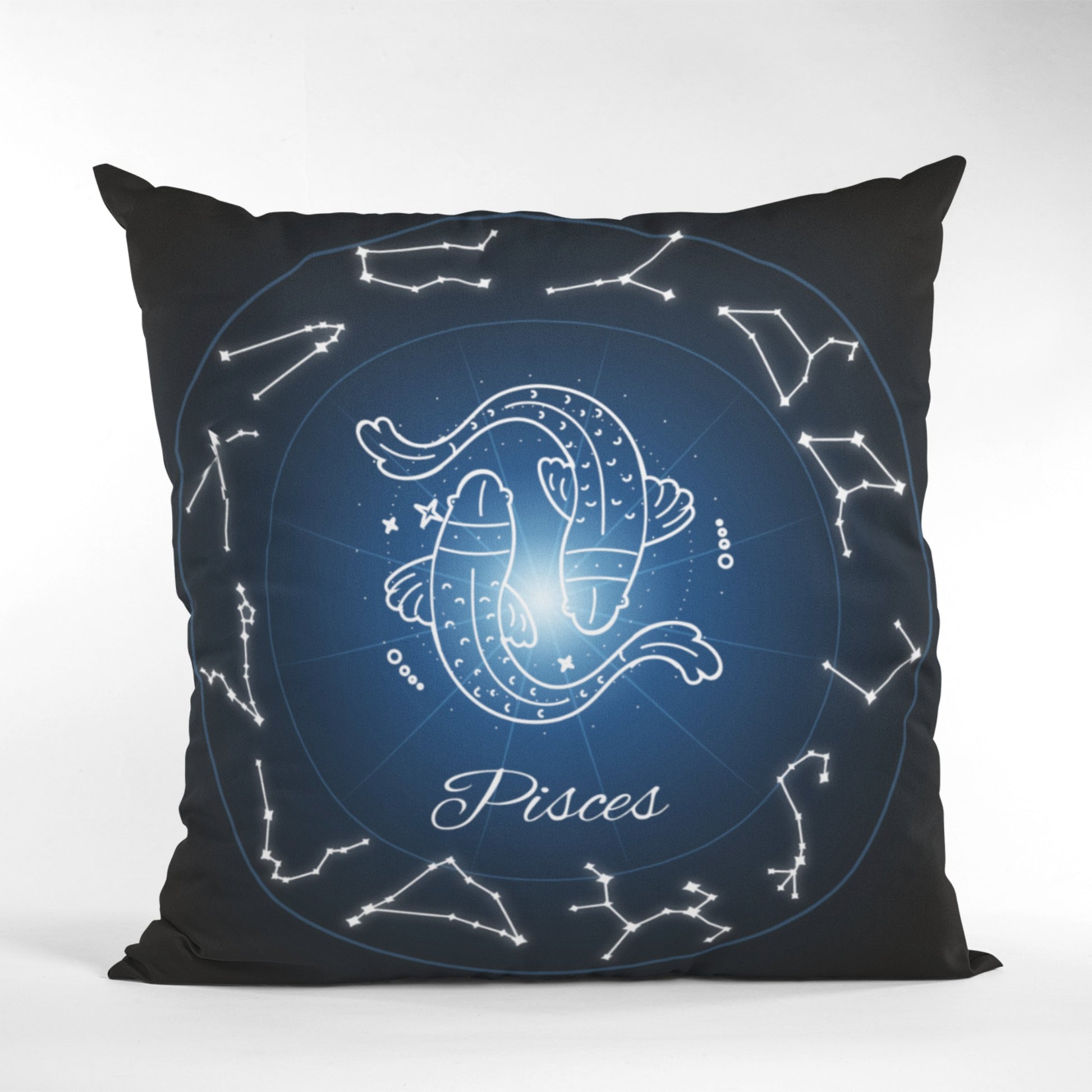 Pisces Astrology Cosmic Gift Throw Pillow