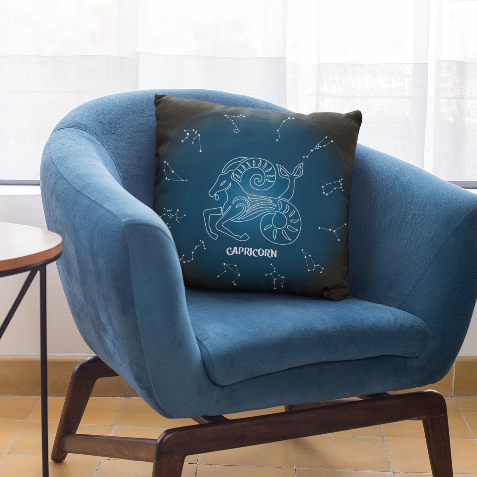 Trendy Capricorn Zodiac Decorative Cushion