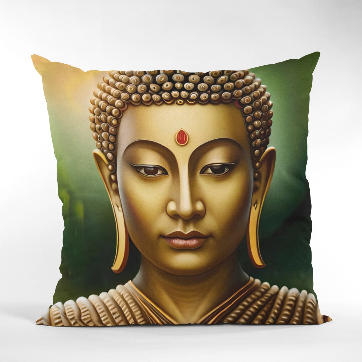 Tranquil Buddha Decorative Pillow