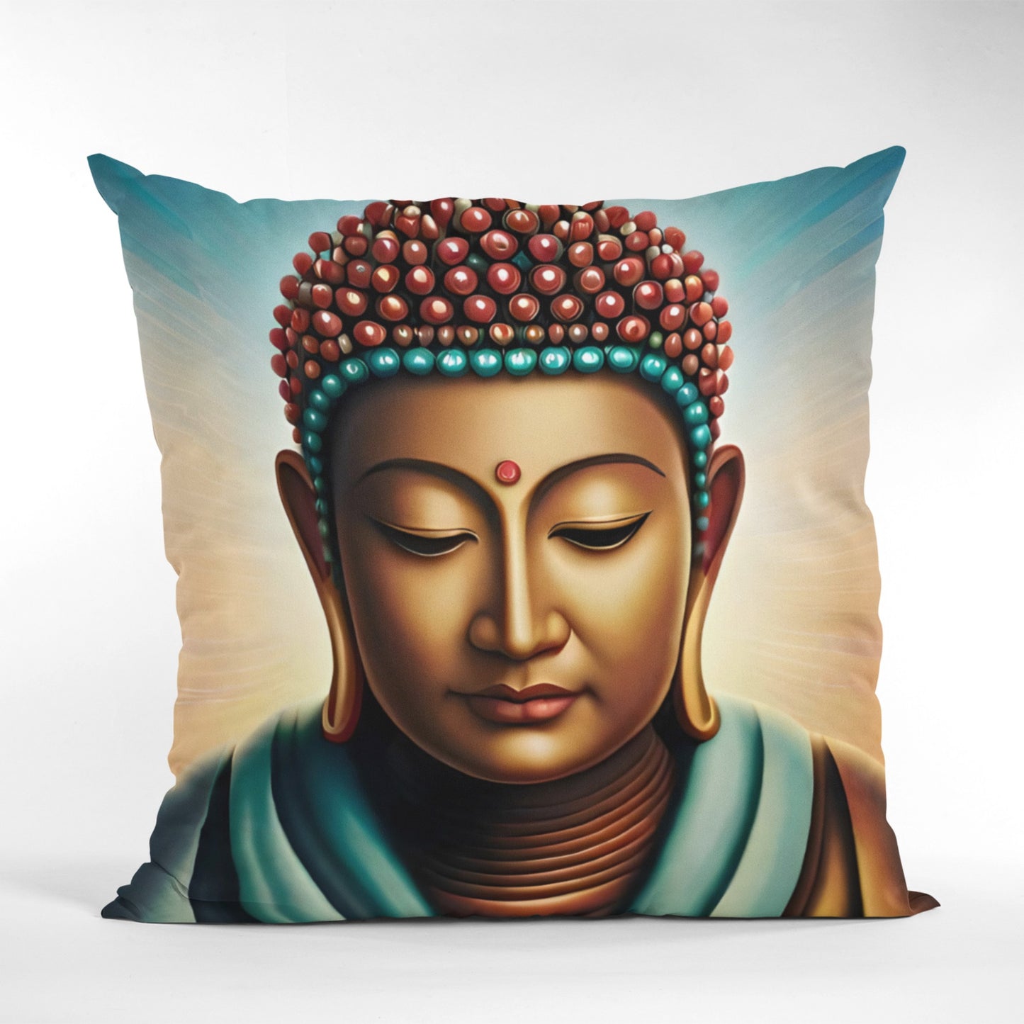 Buddha Pattern Cushion Cover