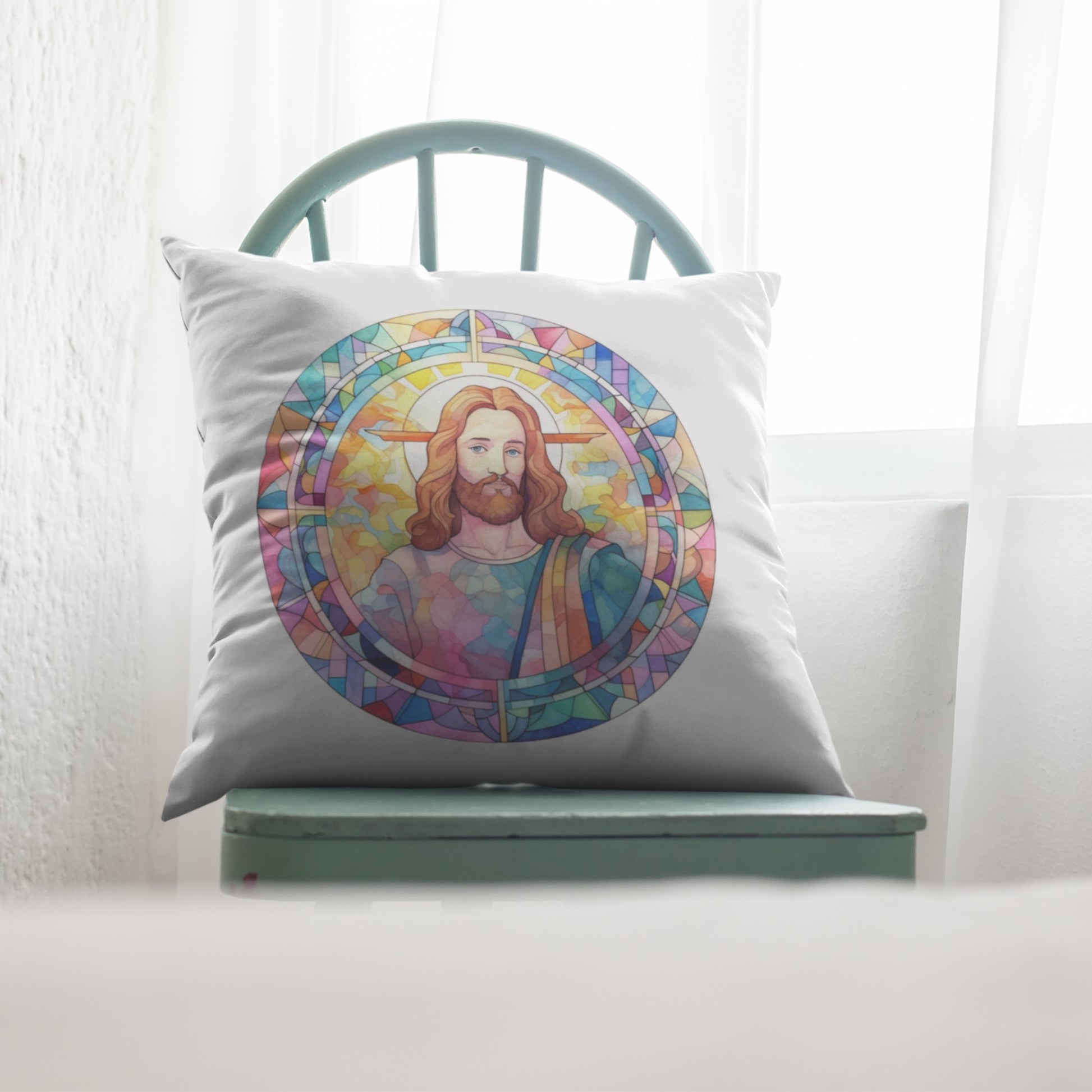 Divine Jesus Decorative Pillow