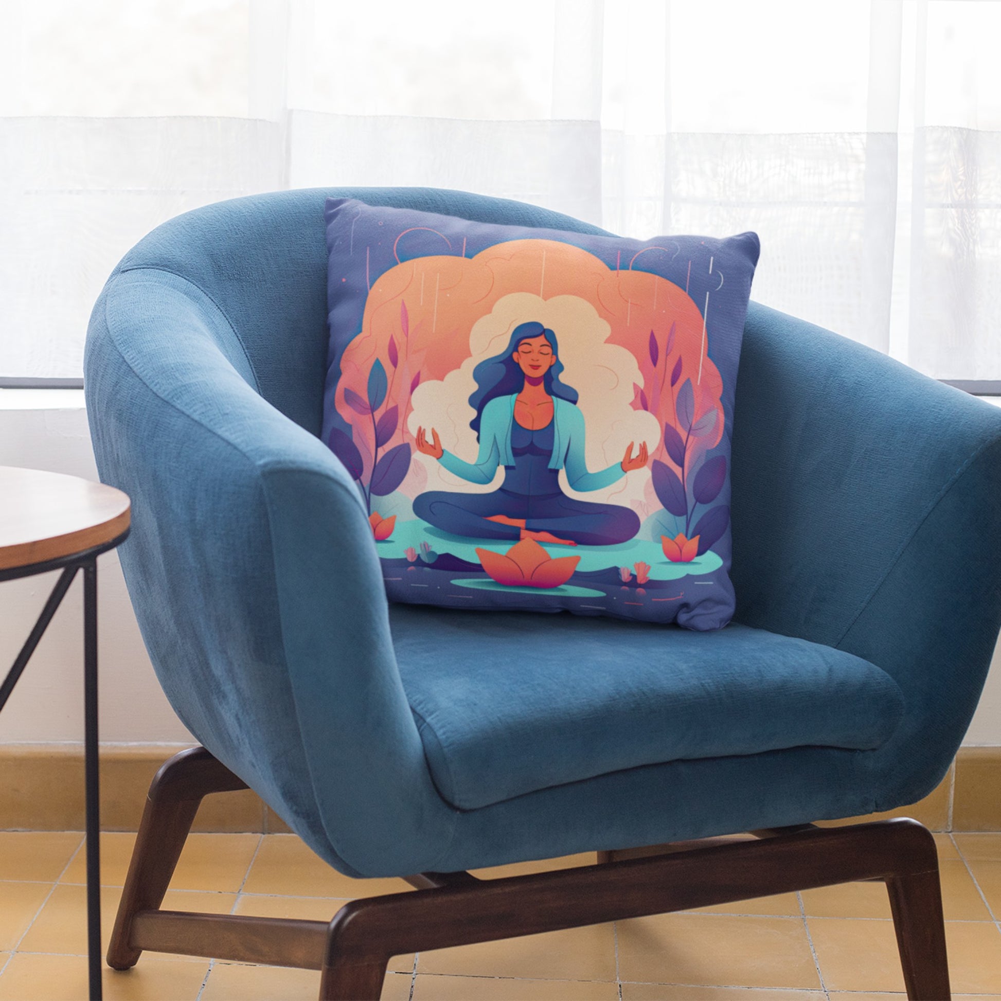 Meditation Room Decorative Throw Pillow