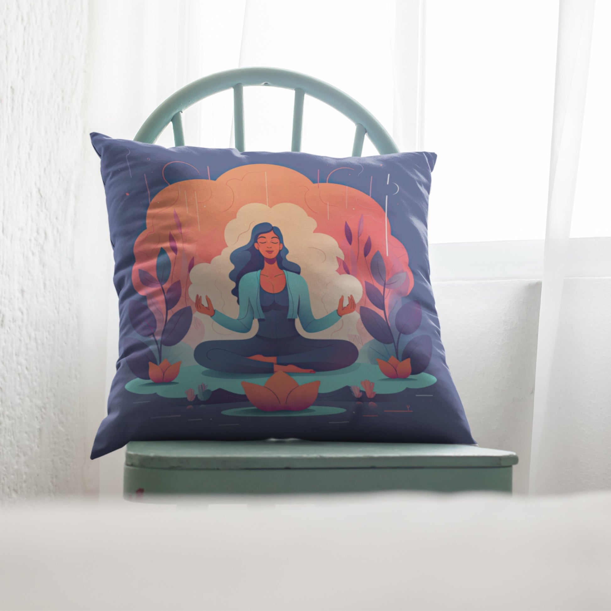 Peaceful Meditation Room Accent