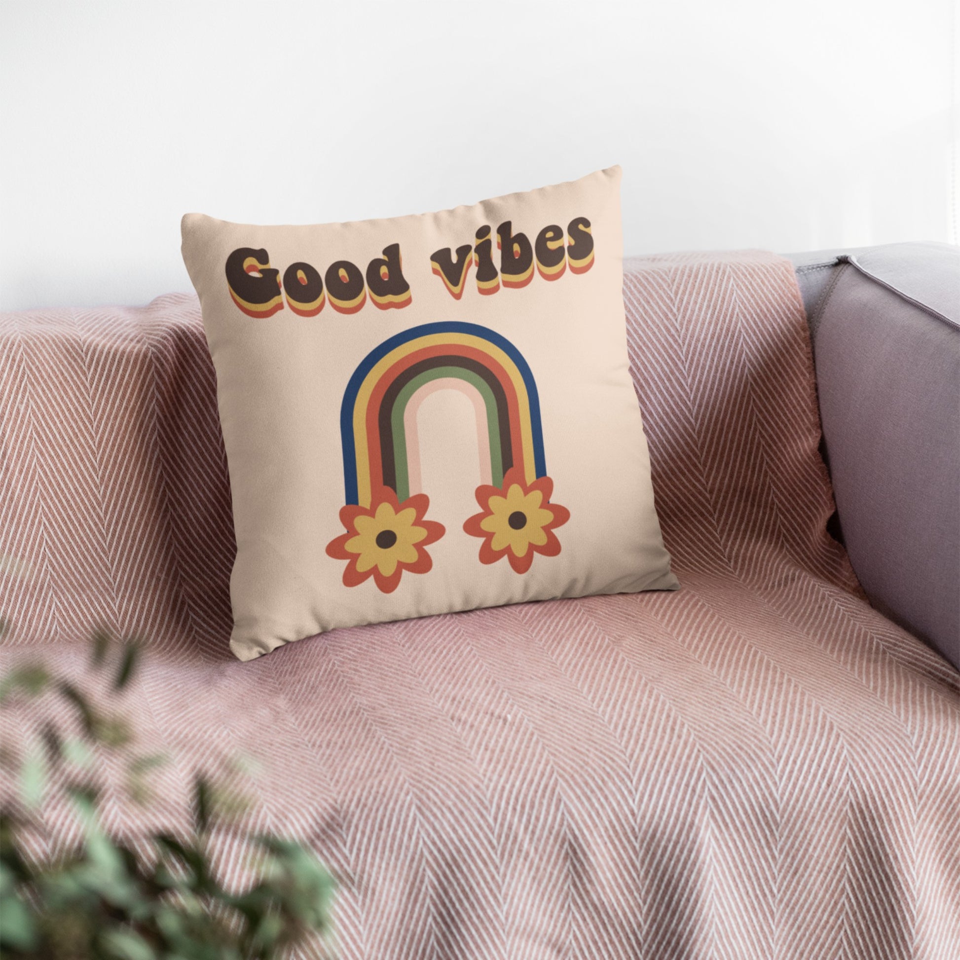 Homeezone's Good Vibes Pillowcase