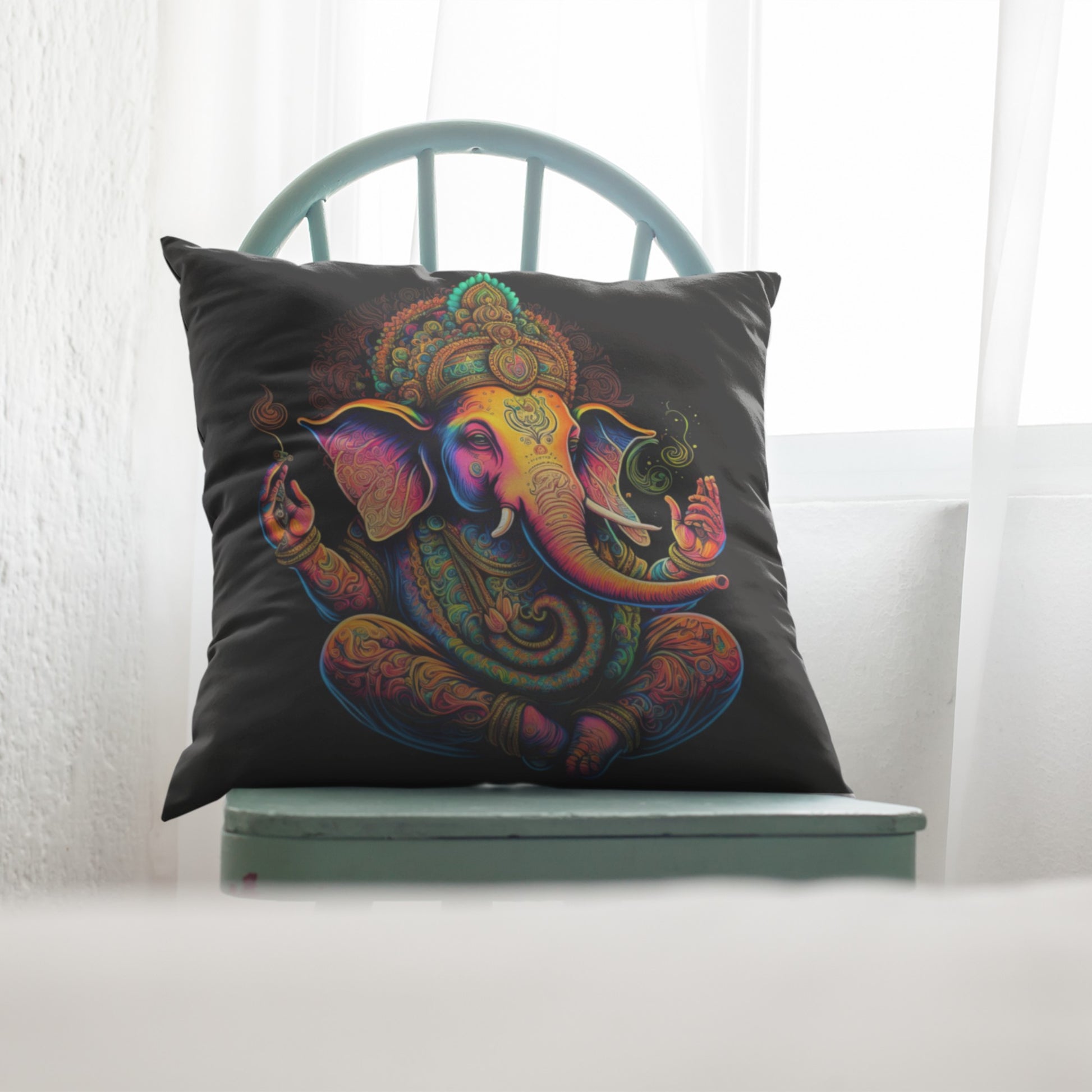 Zen-inspired Elephant Pillow Design
