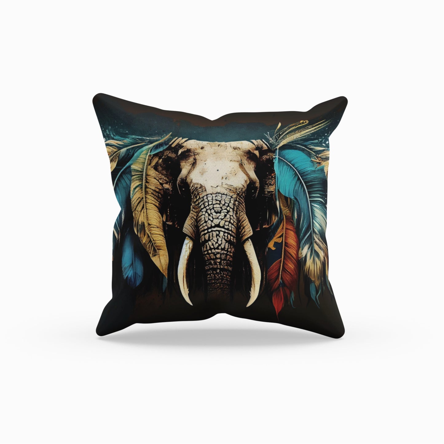 Stylish Boho Elephant Decorative Throw Pillow