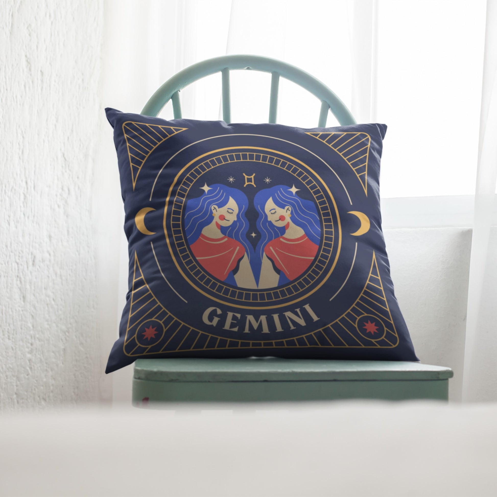 Stylish Astrological Sign Pillow Design