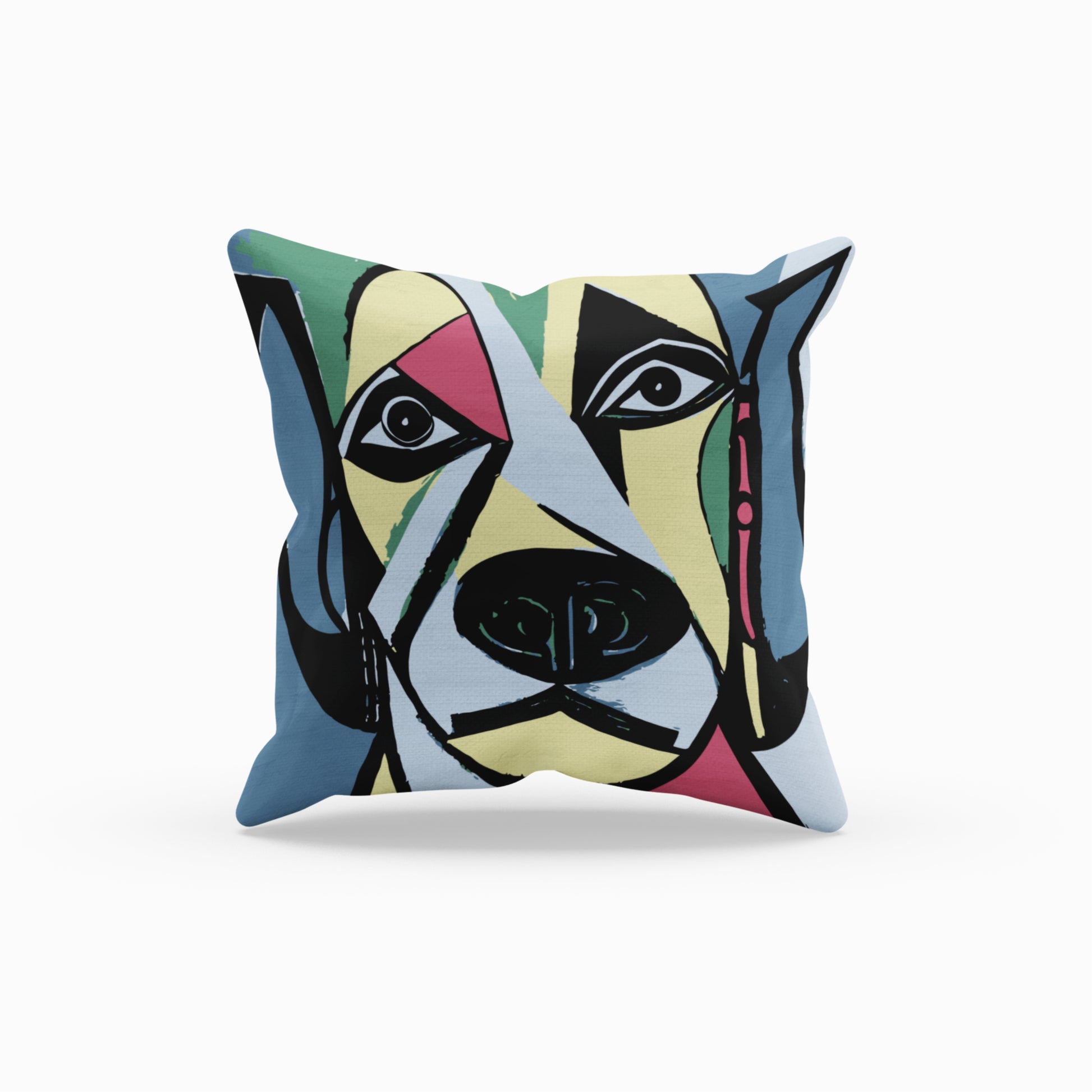 Charming Dog Art Decorative Throw Pillow