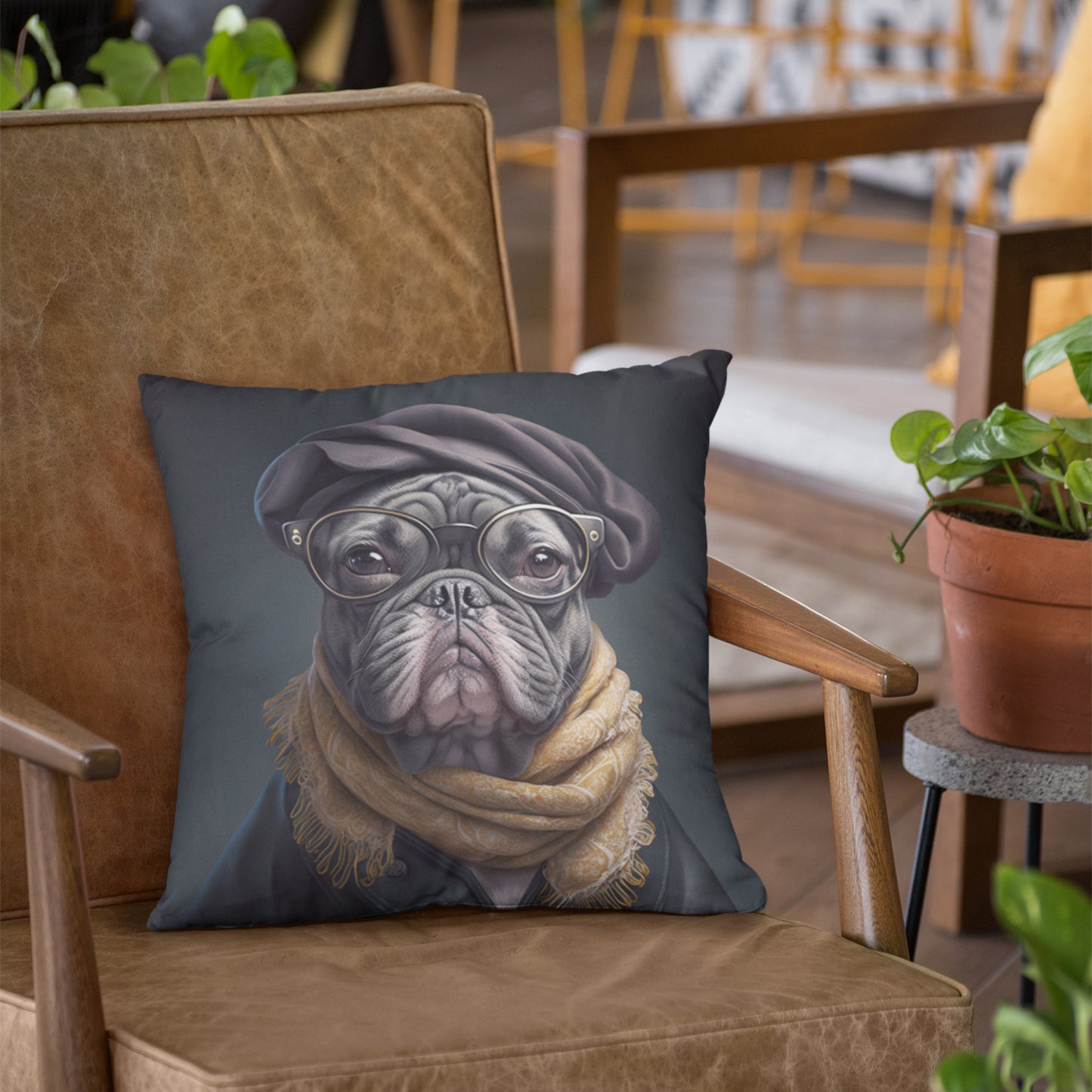 Creative Bulldog Decorative Cushion