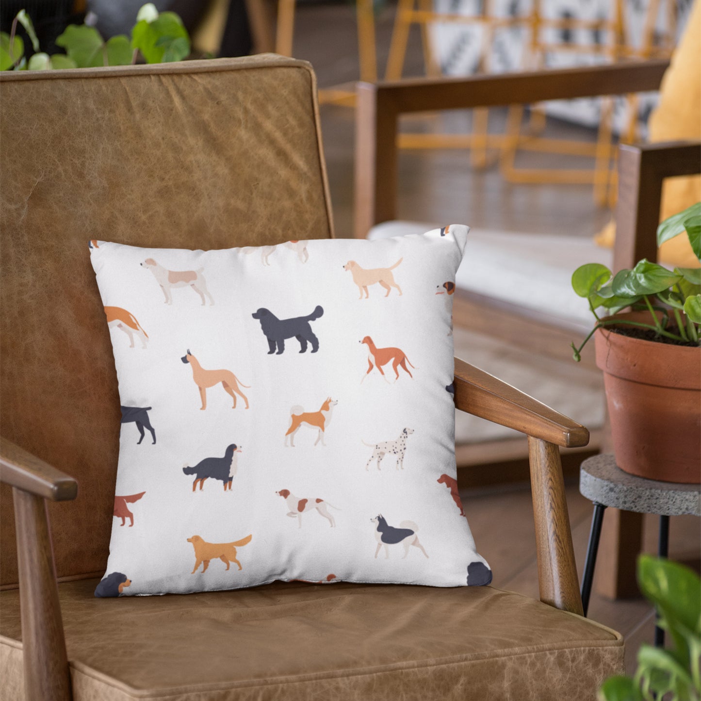 Adorable Canine Decorative Cushion