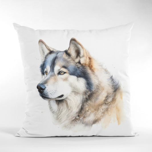 Majestic Wolf Art Decorative Throw Pillow Cushion