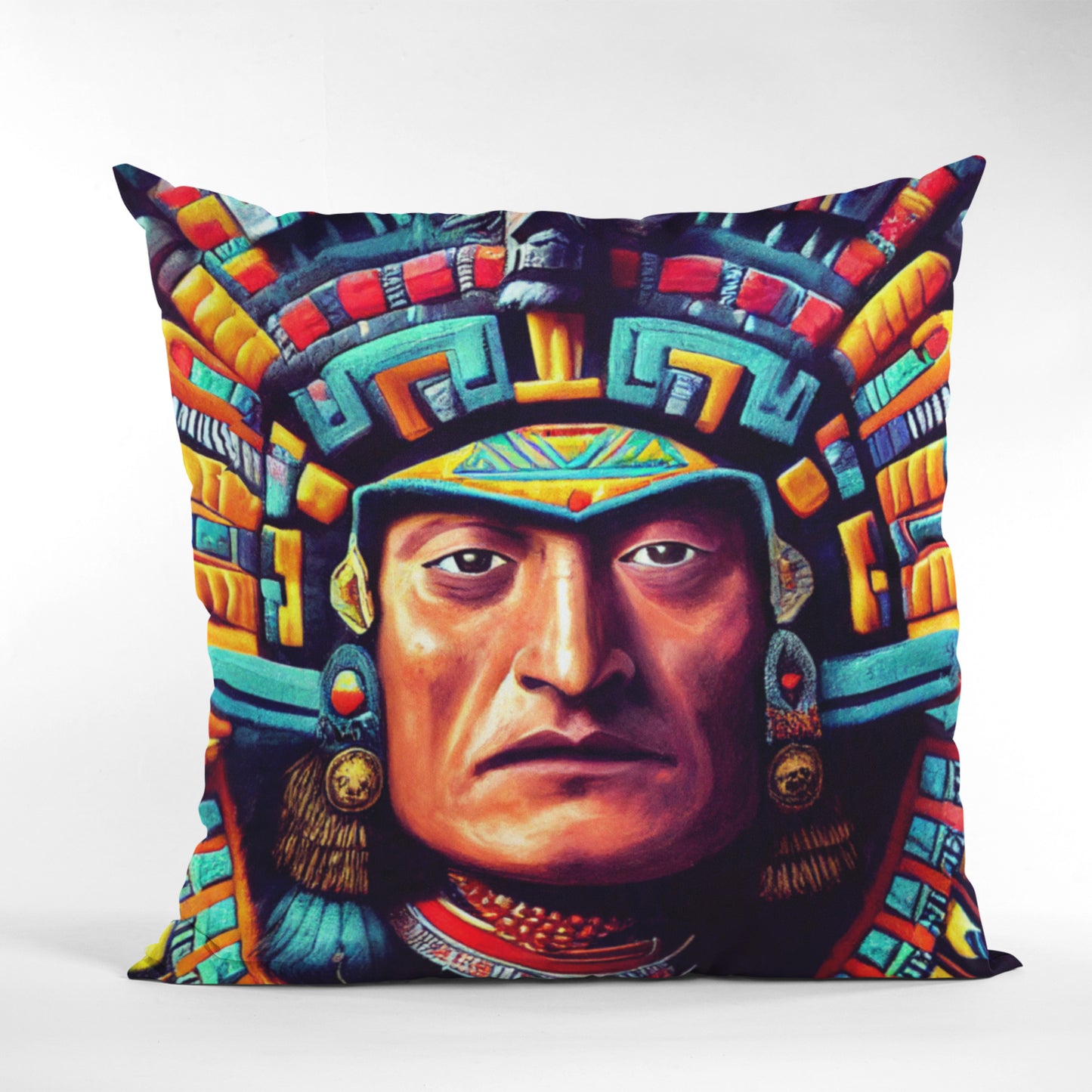 Indigenous Pattern Throw Pillow