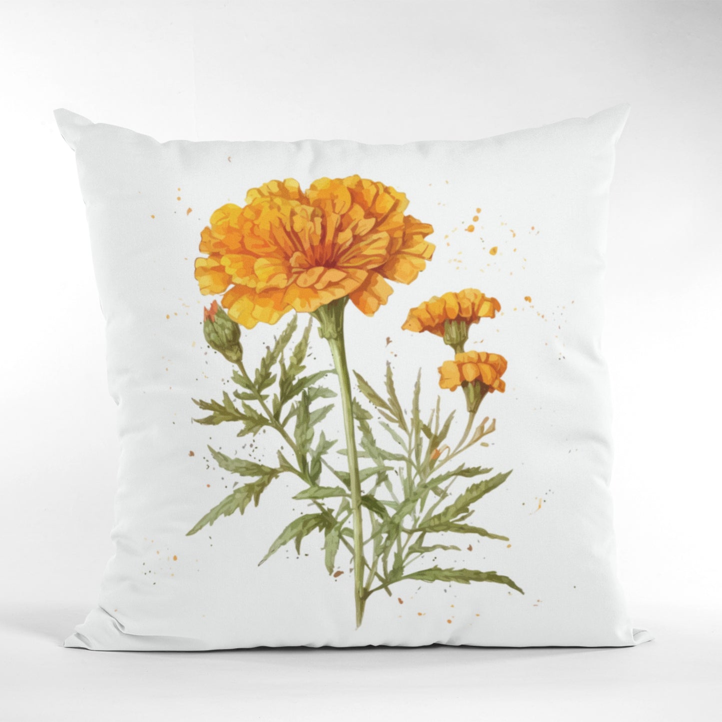 Elegant Floral Decorative Cushion Design