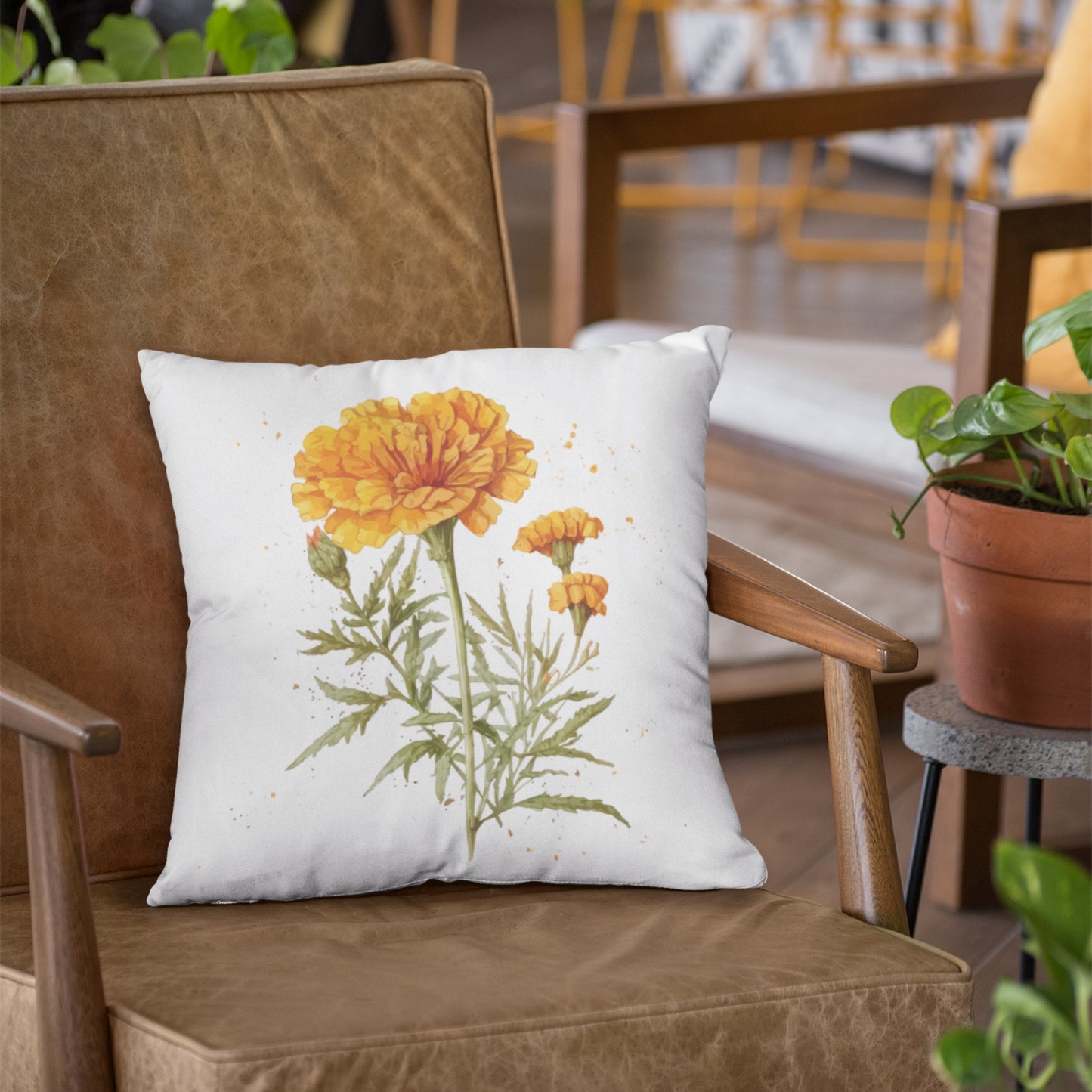 Stylish Floral Pillow