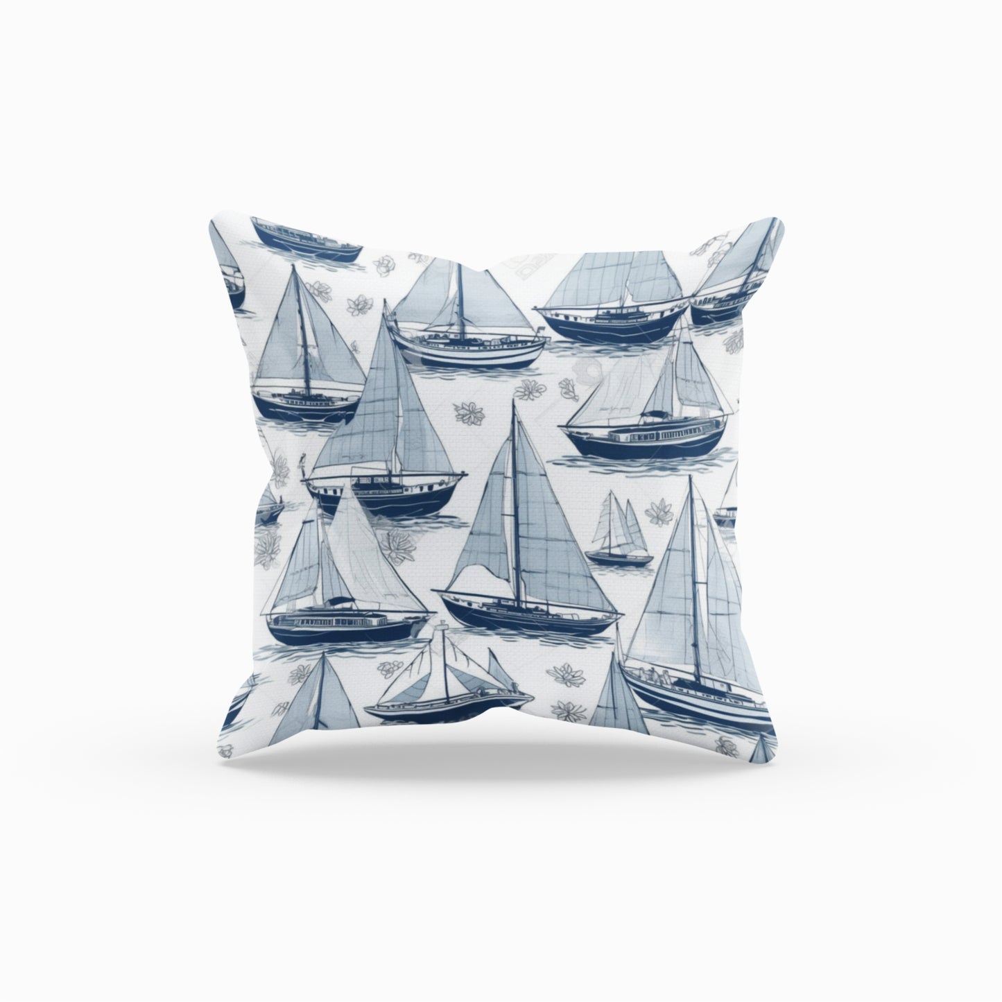 Stylish Sailboat Pillow