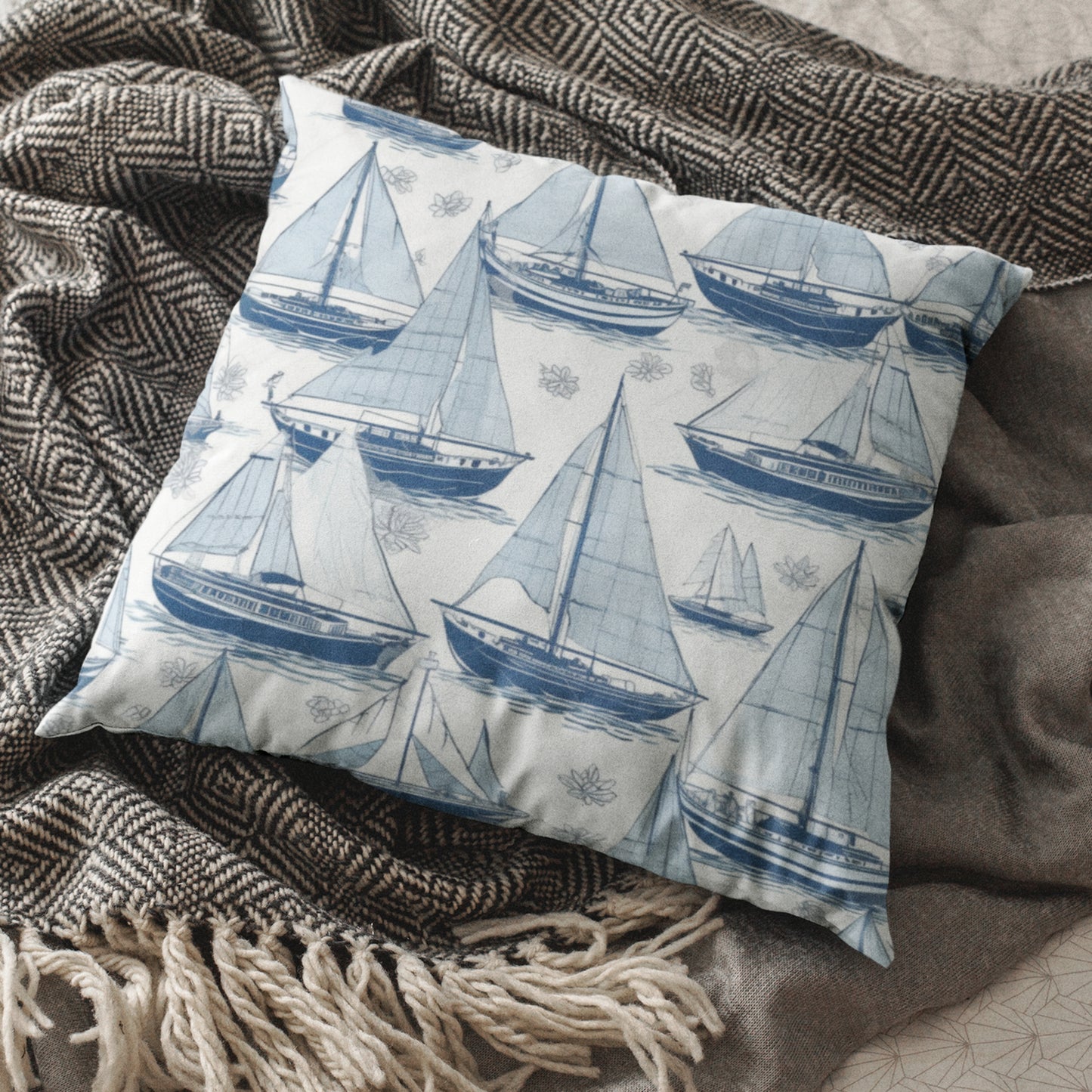 Homeezone's Sailboat Theme Pillow