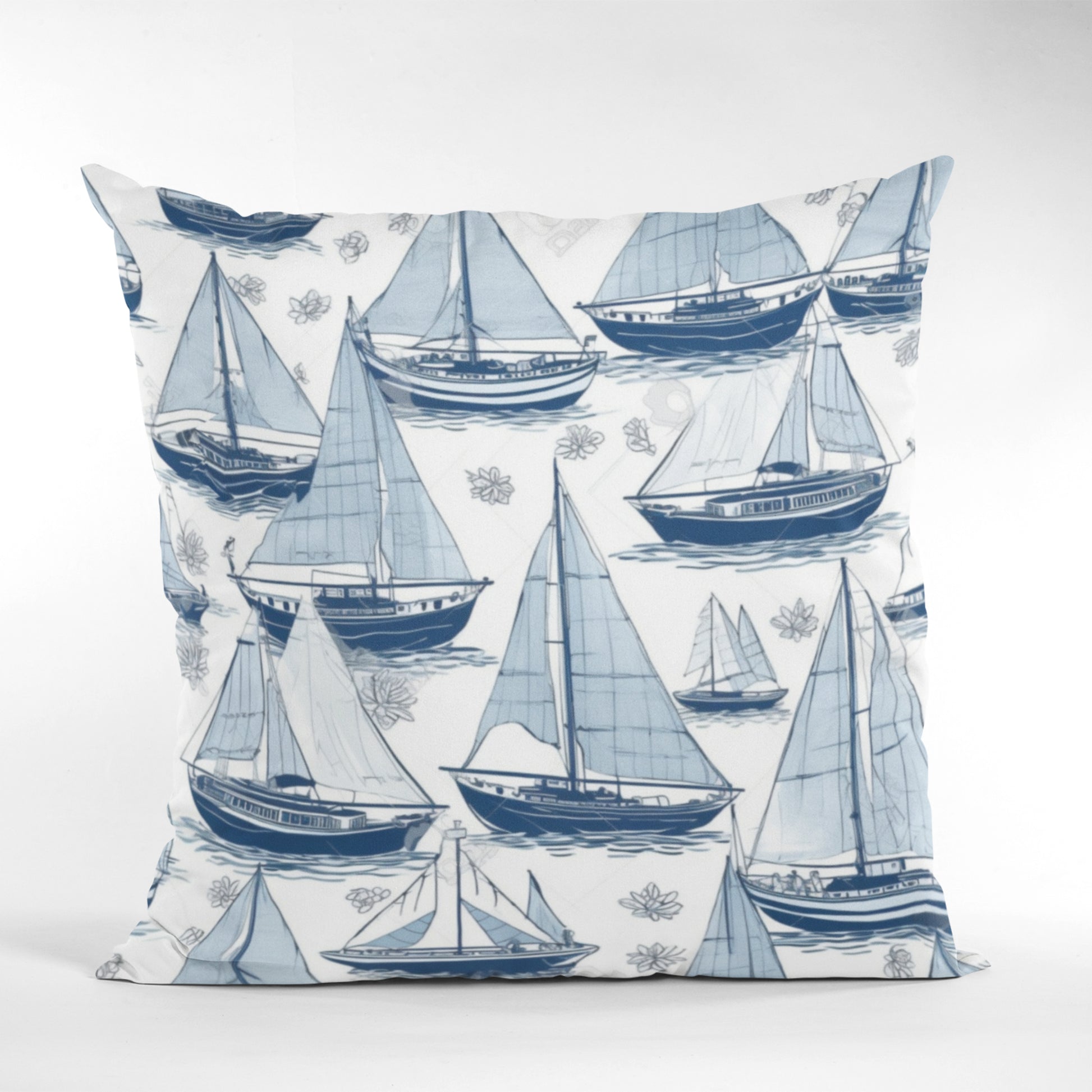 Delightful Maritime Accent Pillow