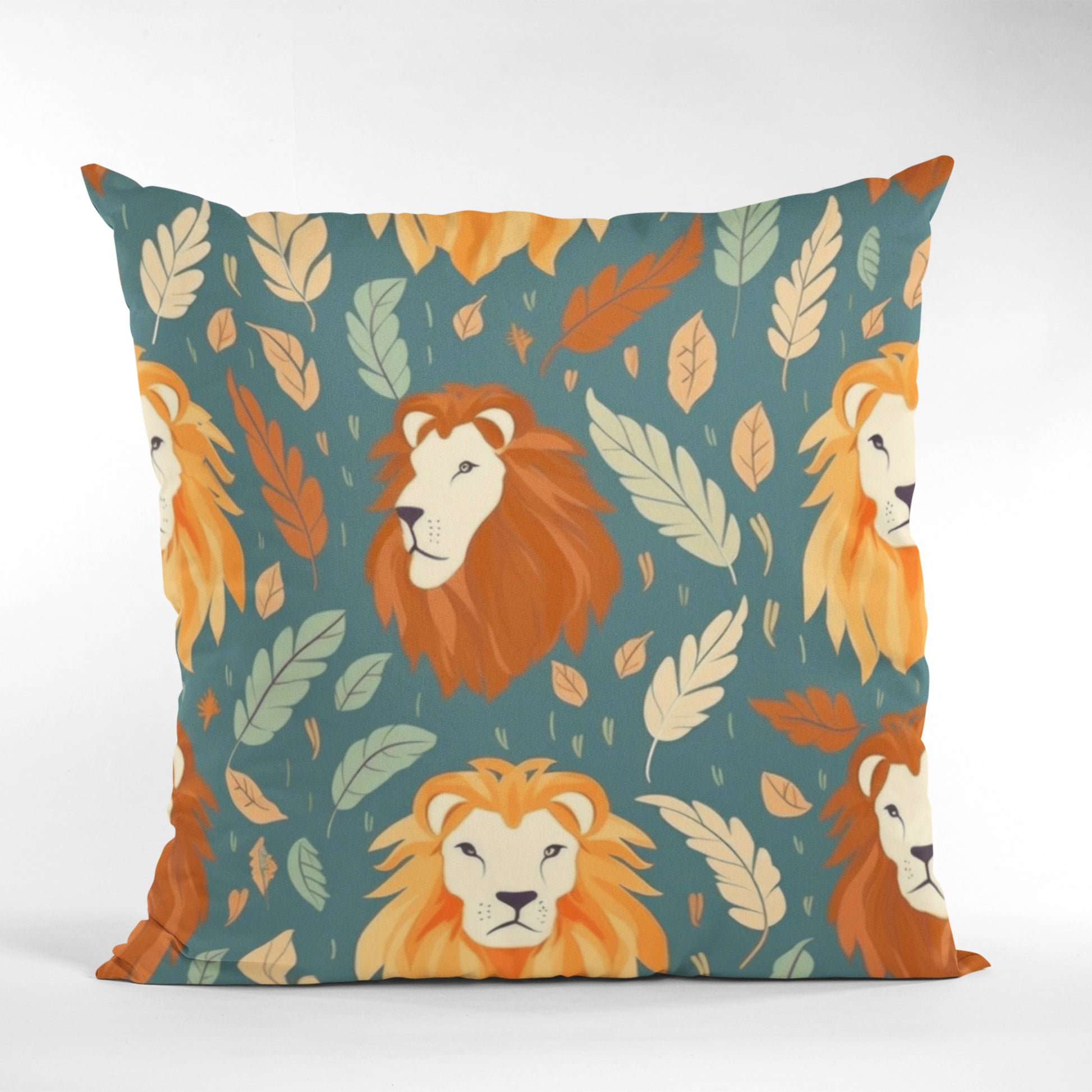 Adorable Lion Decor Pillow