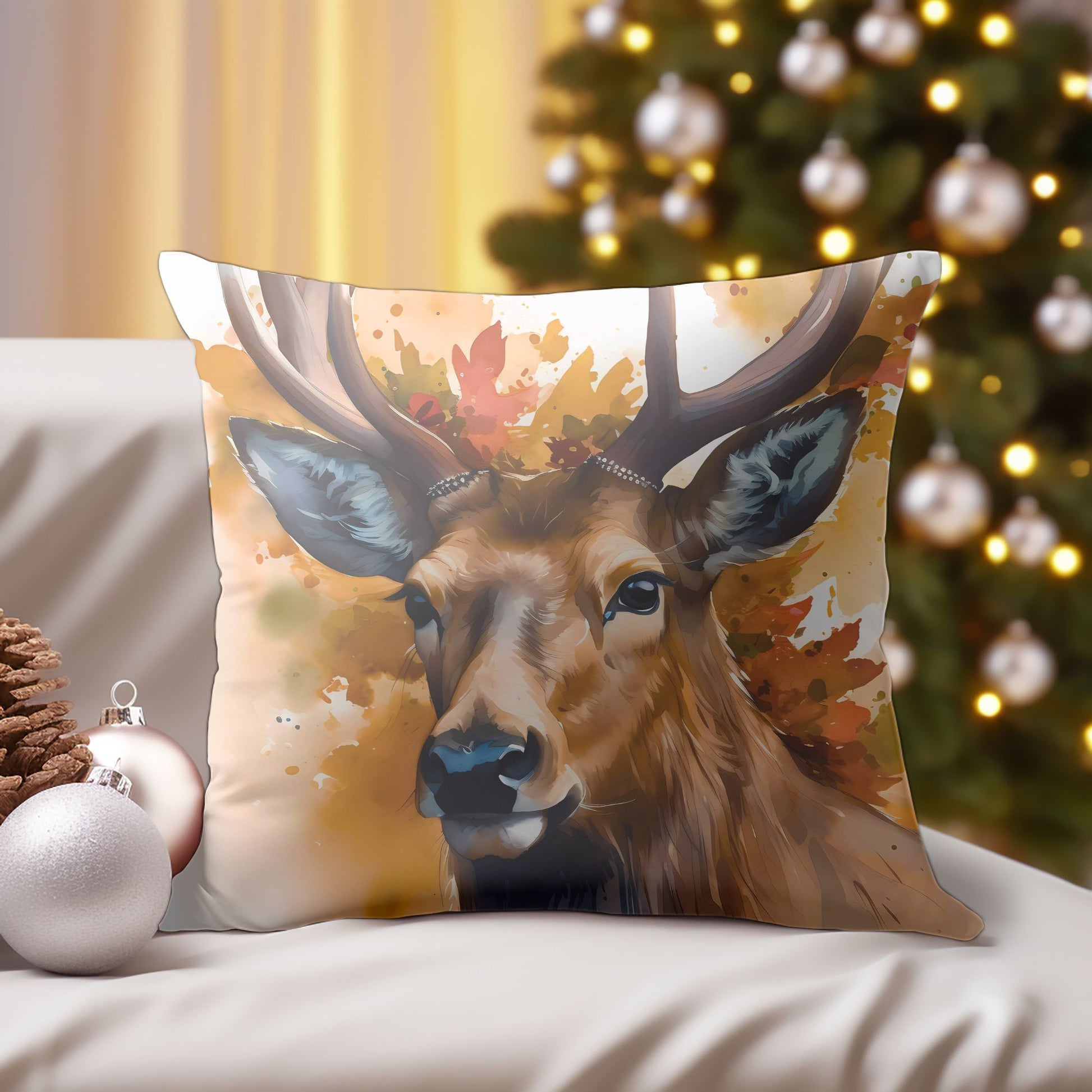 Christmas Theme Pillow for a Cozy Seasonal Decor