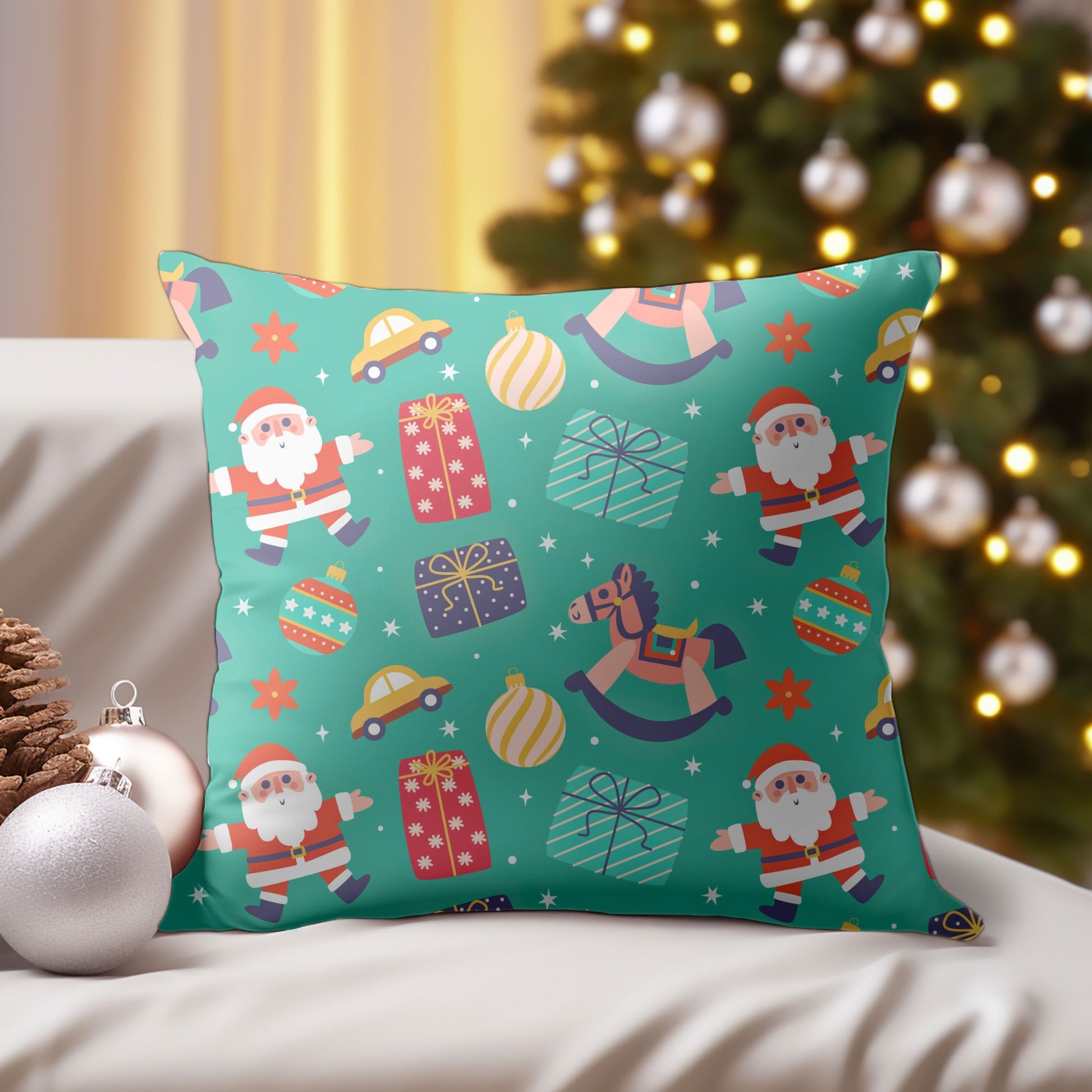 Adorable Christmas Decorative Pillow for Kids