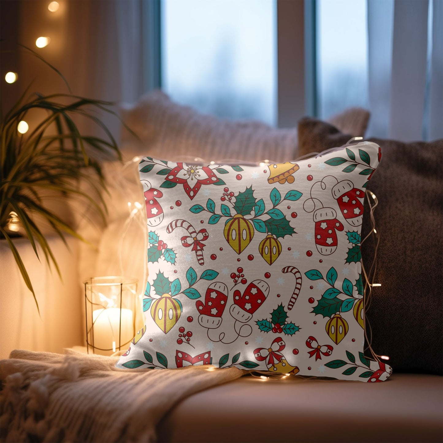High-Quality Decorative Pillow for Seasonal Festivity