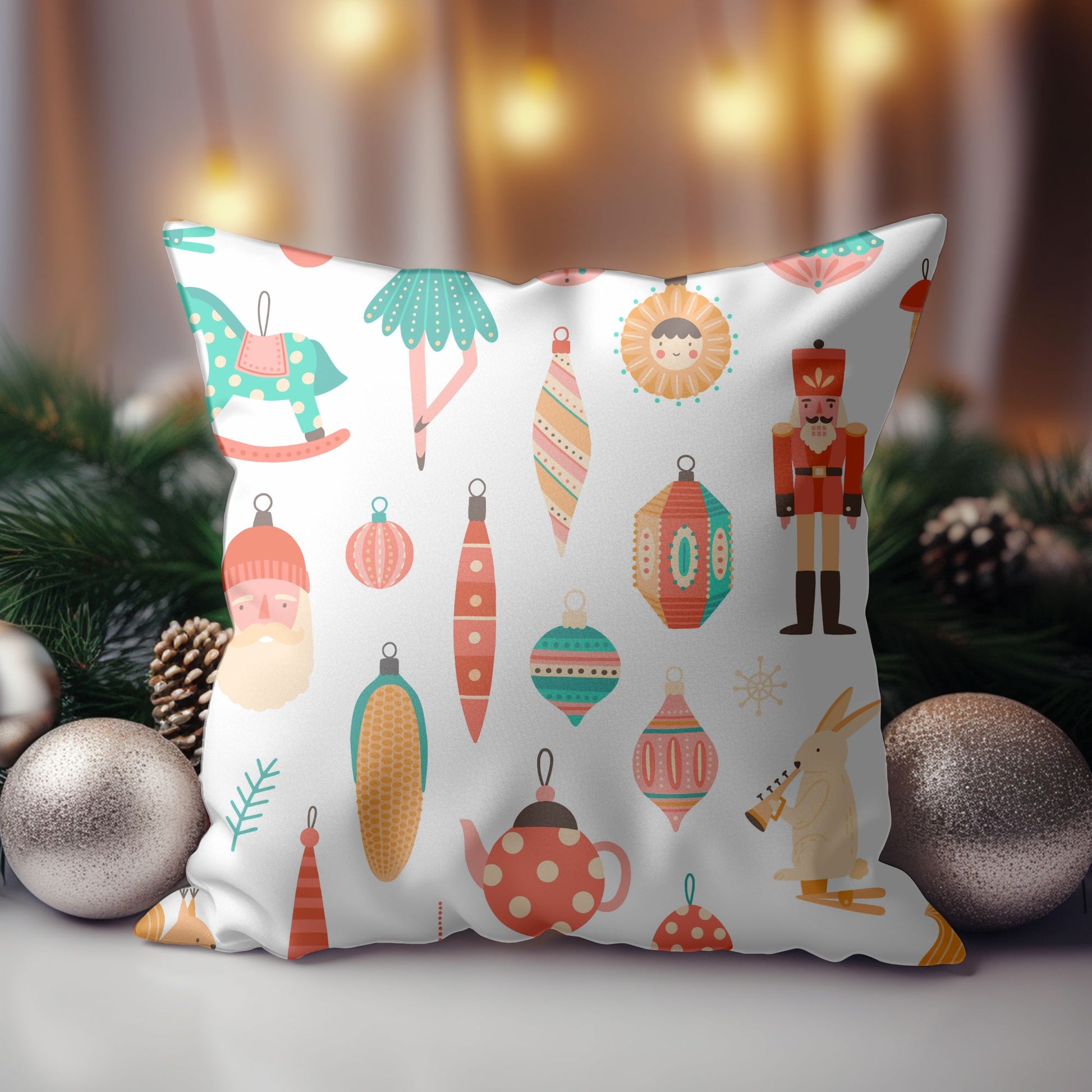 Winter Wonderland Cushion Cover - Front View