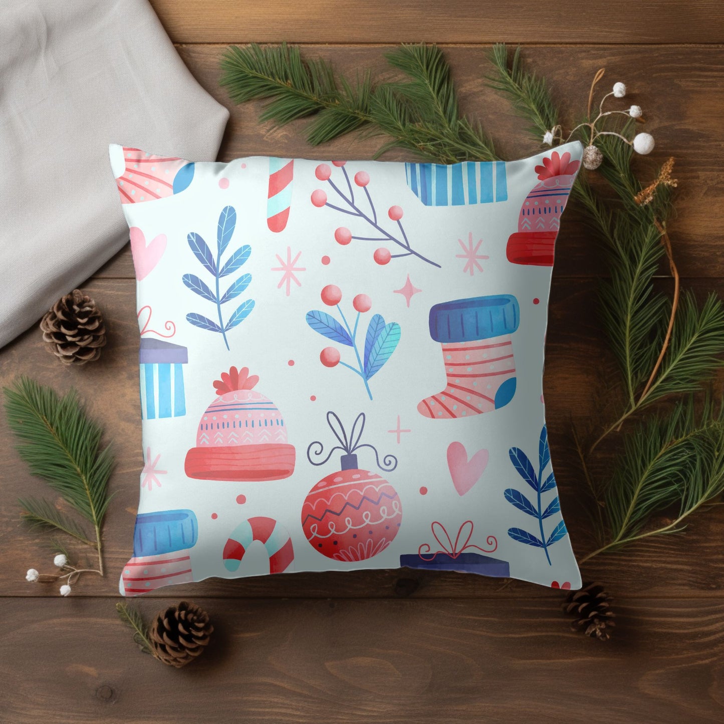 Winter Wonderland Pillow Cover for Holiday Decor