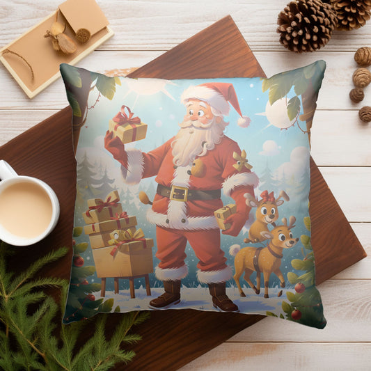 Santa Claus Kids Throw Pillow