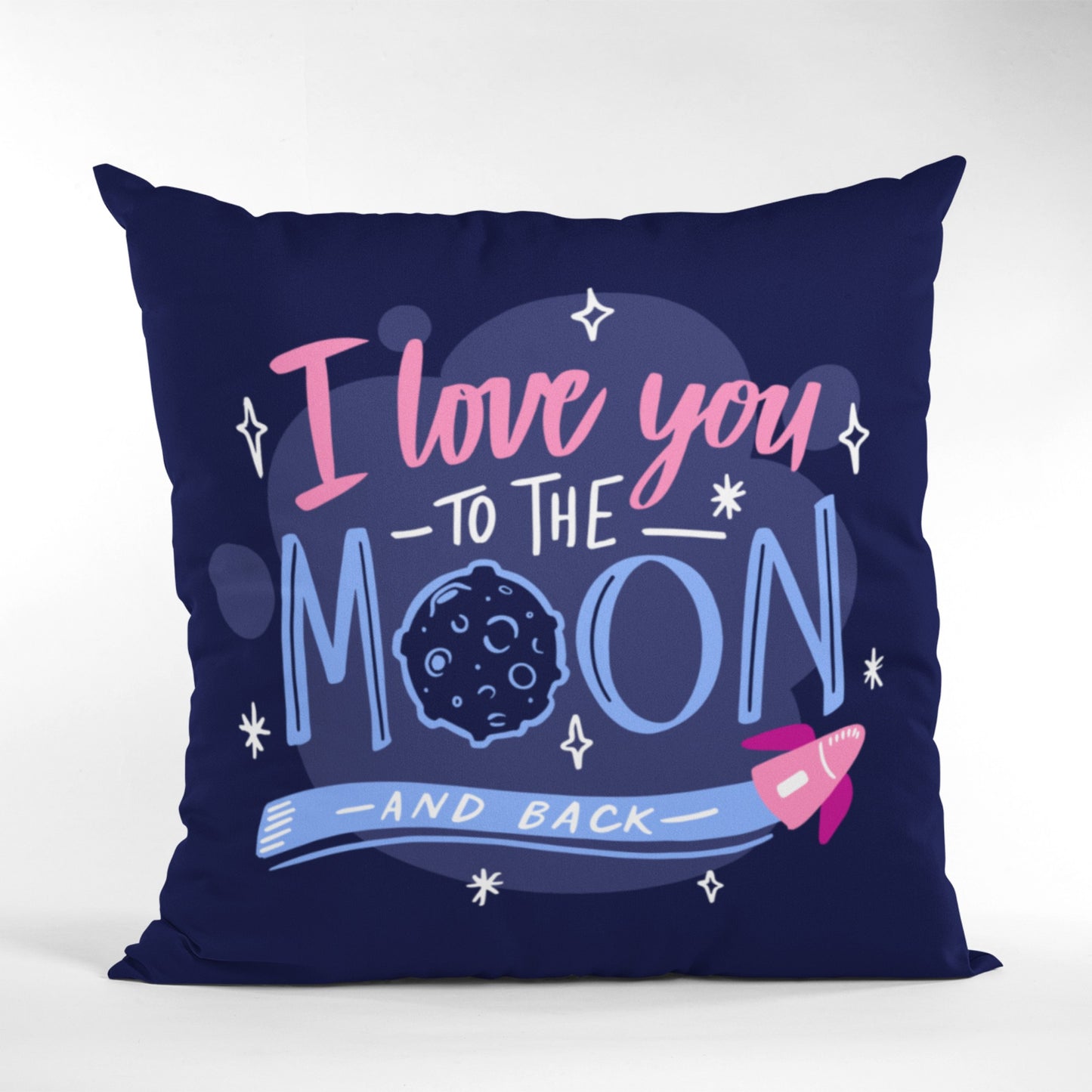 "I Love You to the Moon" Pillow