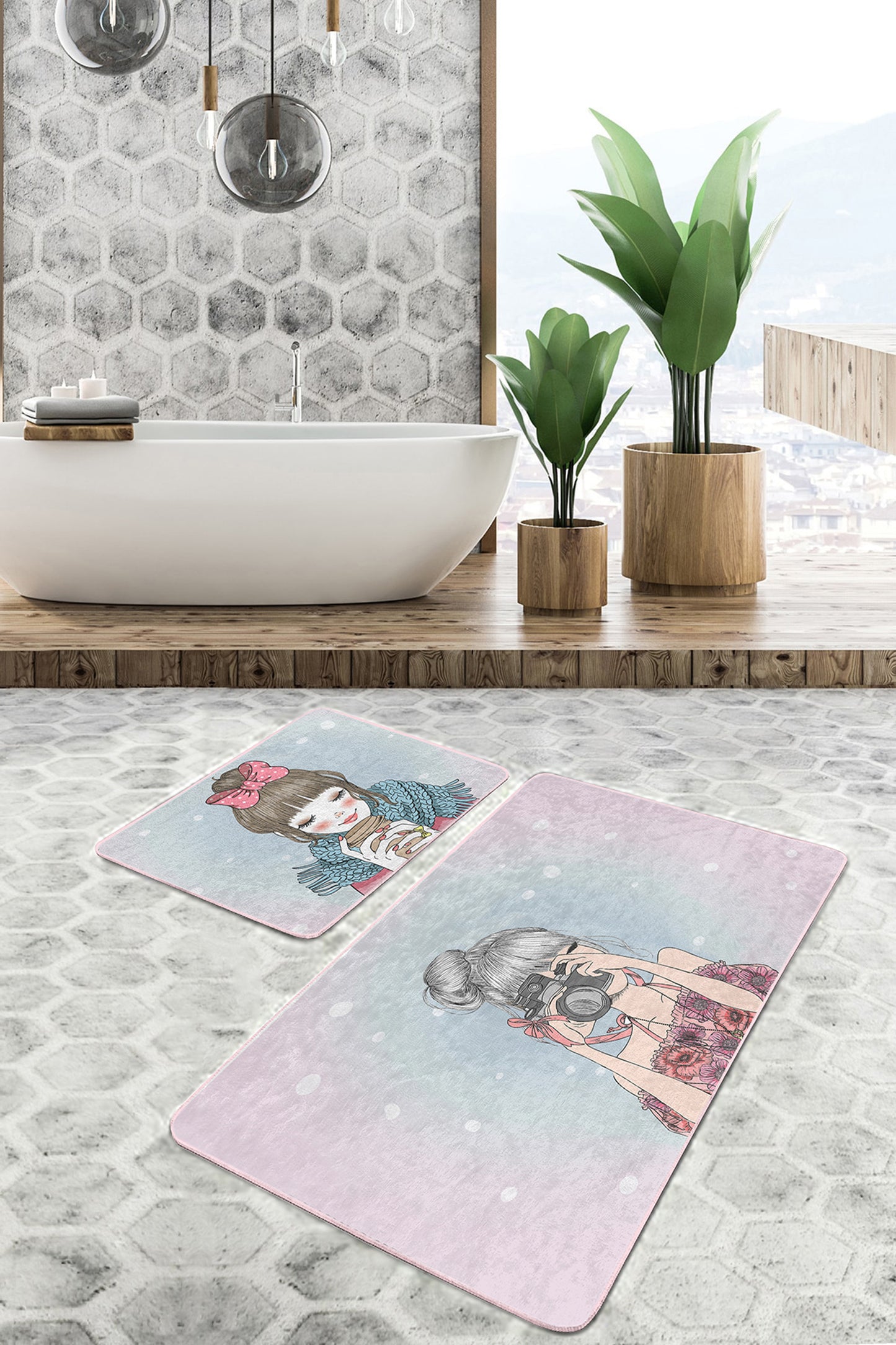 Decorative Mat with a Charming Array of Teenage Girl's Preferences