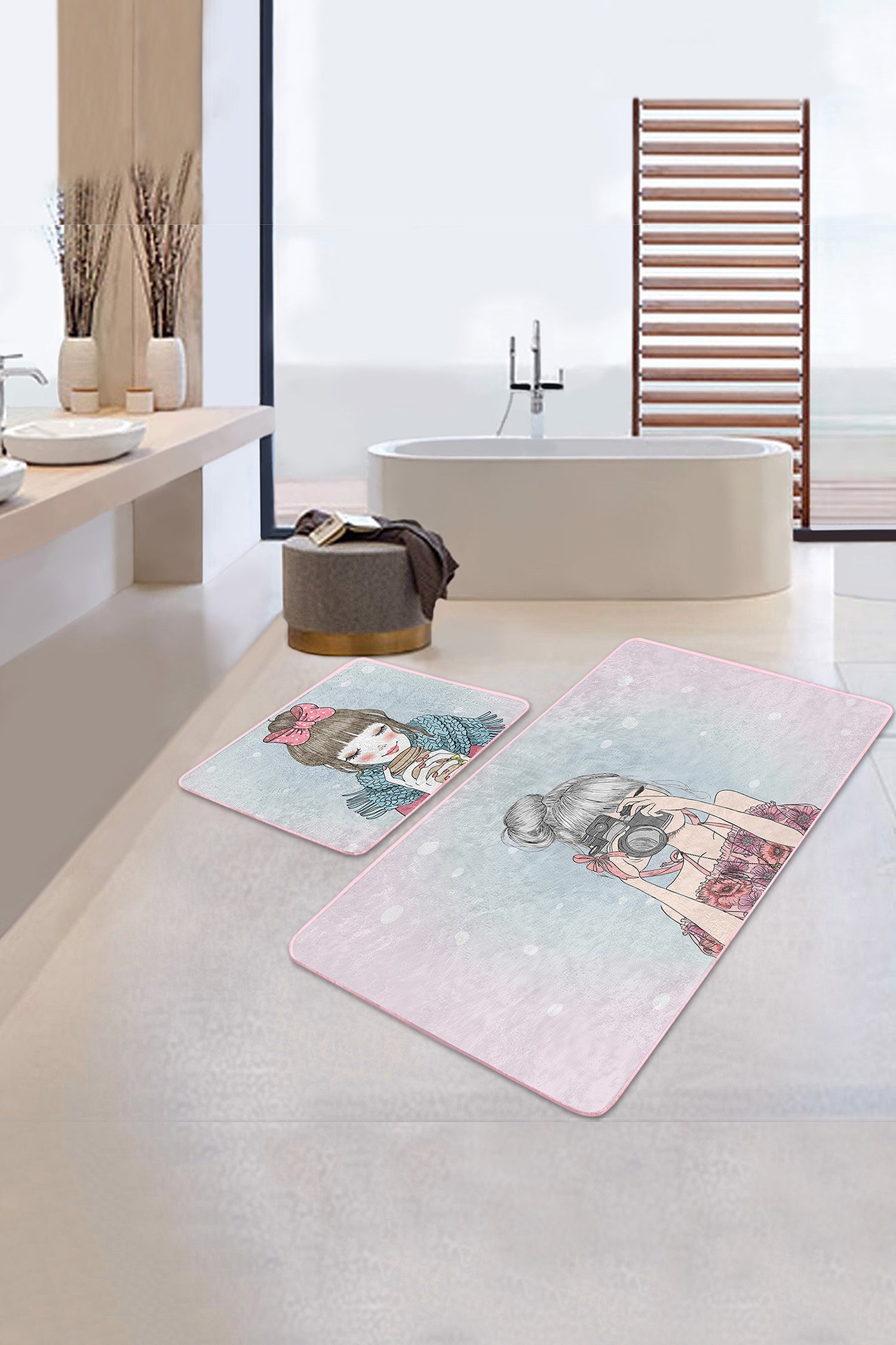 Teenage Girl Bathroom Bath Mat for a Trendy and Comfortable Space