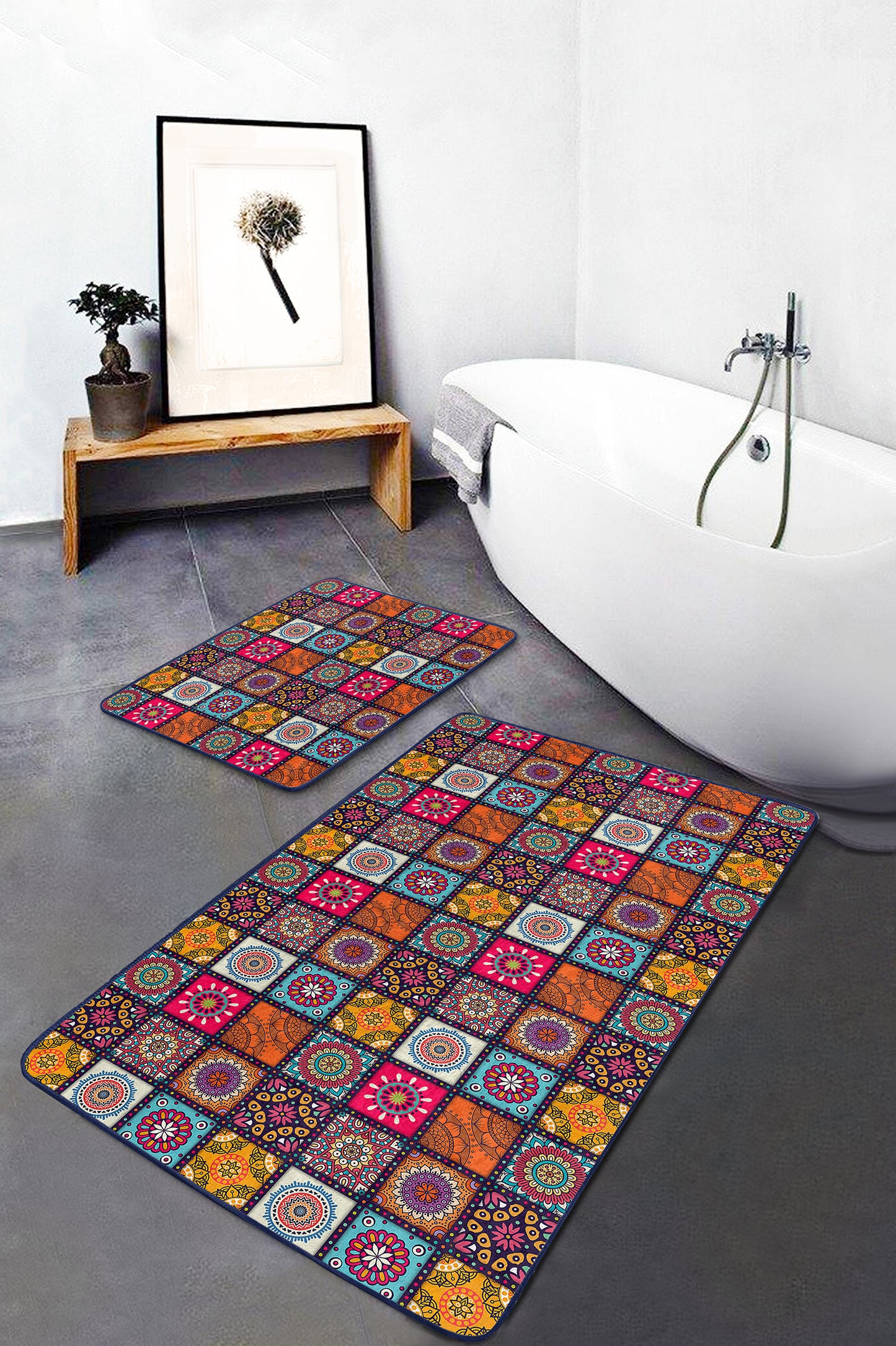 Rich and Timeless Bathroom Mats