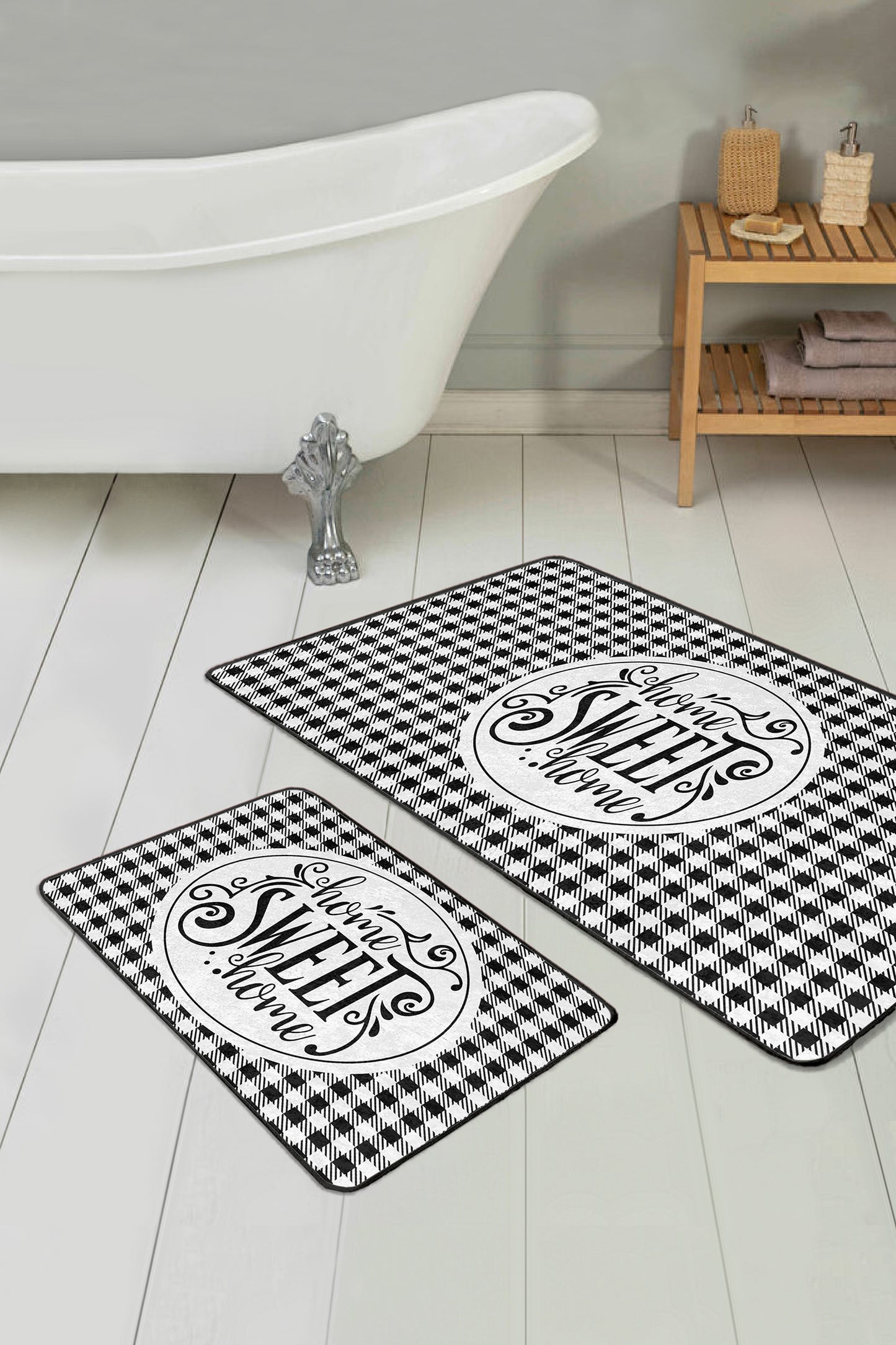 Decorative Bath Mat Set with a Charming Array of Inviting Patterns