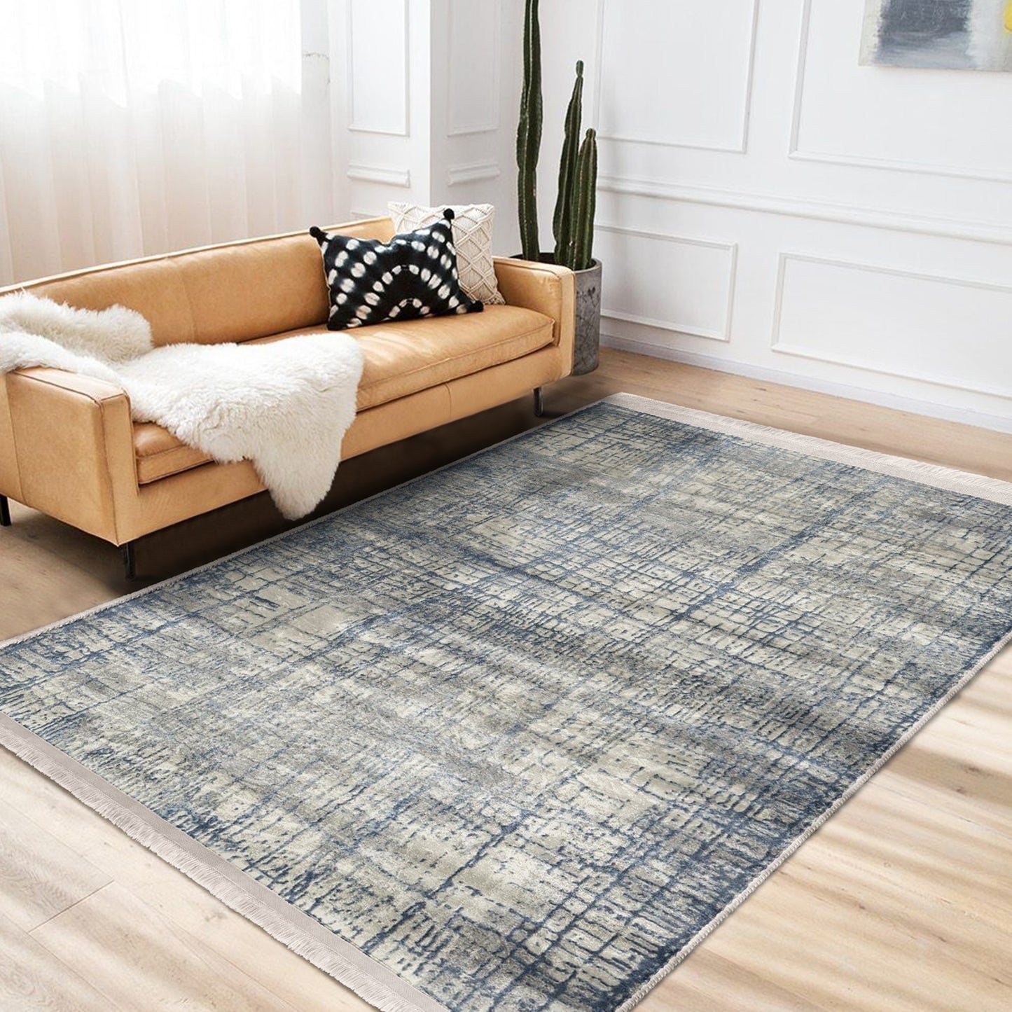 Rustic Harmony Rug for Home Tranquility