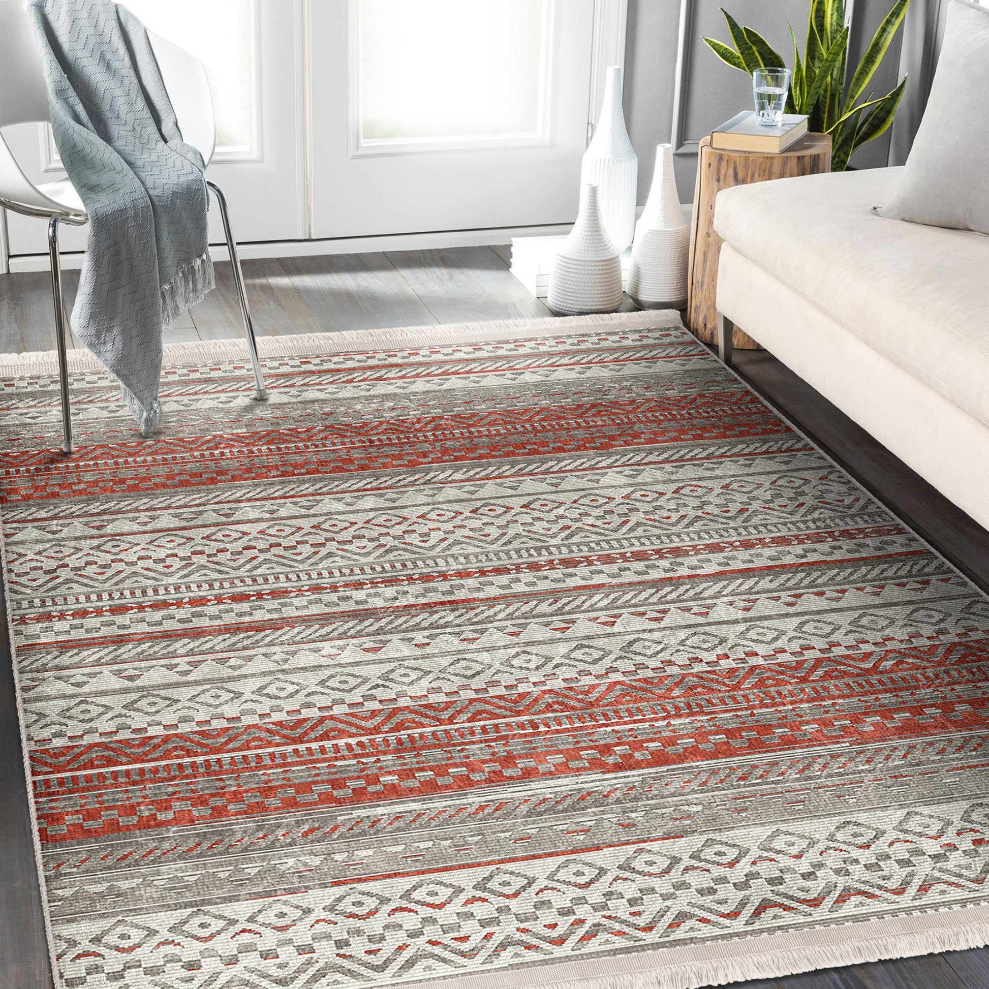 Functional and Stylish Area Rug with Exotic Moroccan Craftsmanship