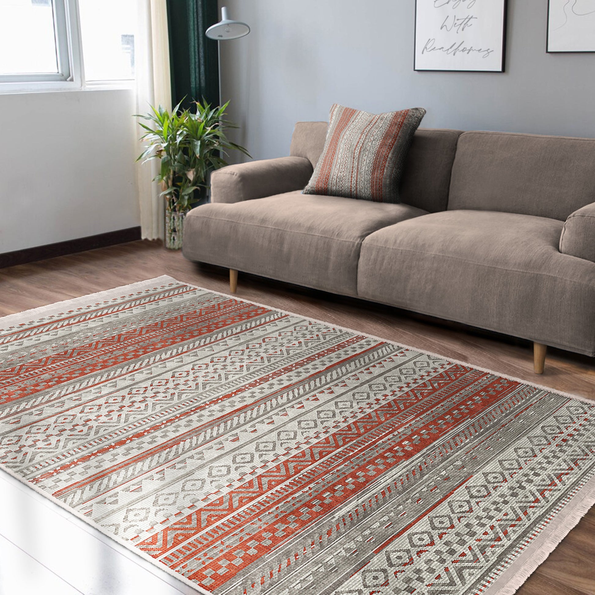 Moroccan Patterned Area Rug for a Touch of Heritage Elegance