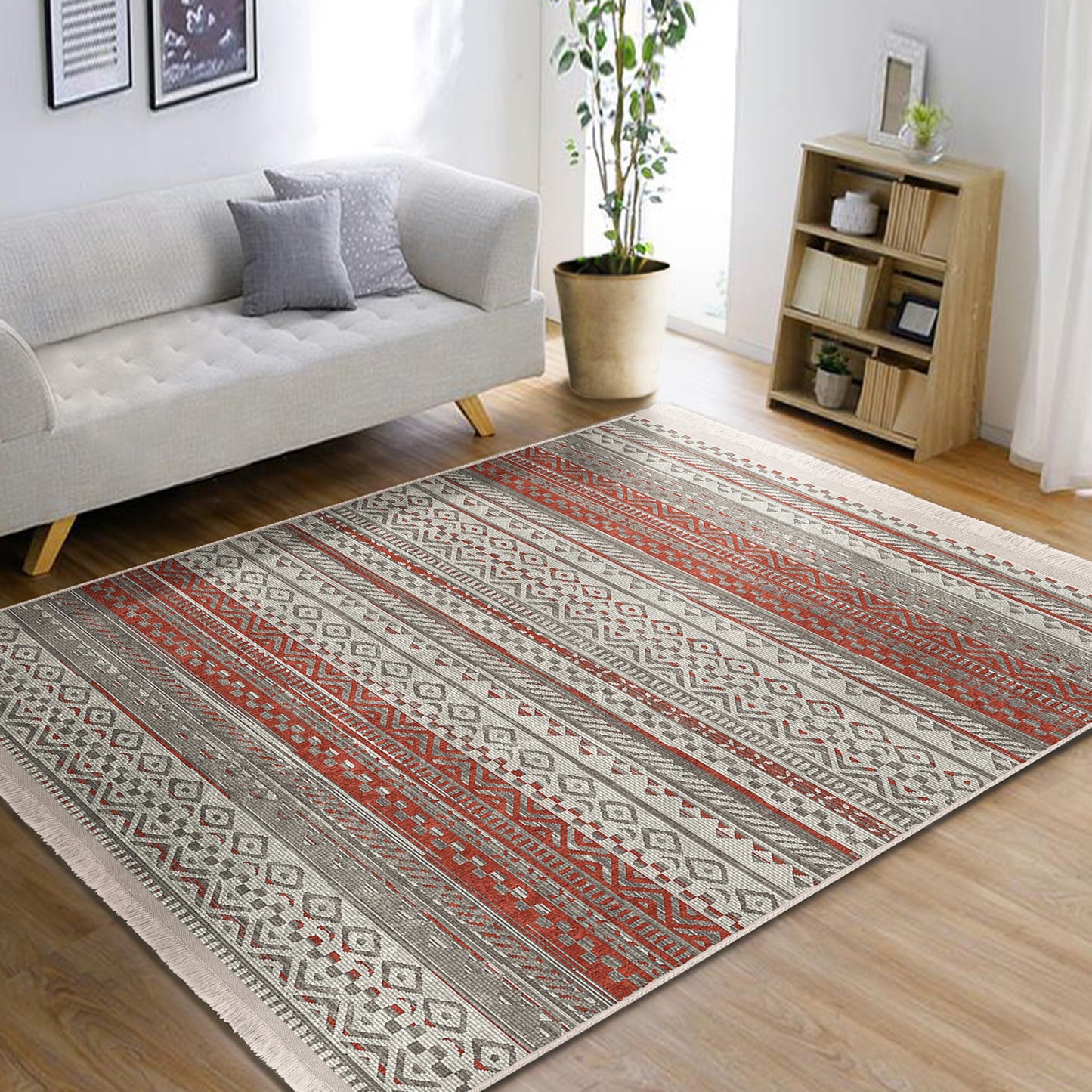 Classic Moroccan Rug for a Stylish Living Space