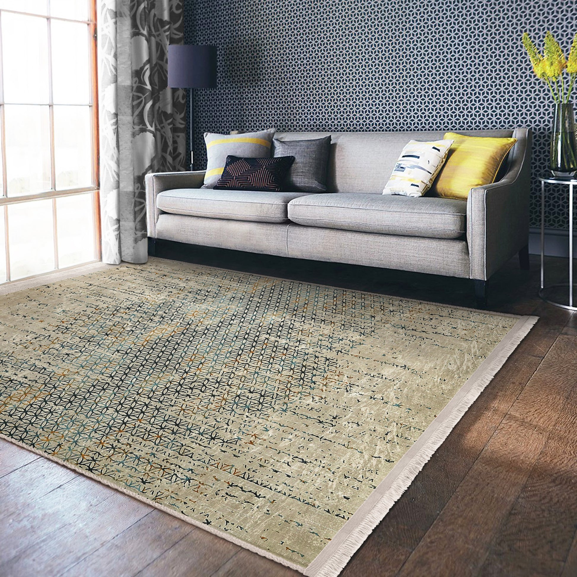 Functional Rug with Sustainable Jute Material