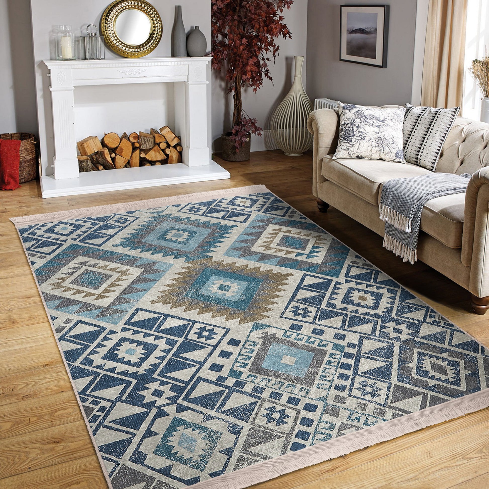 Elegant Rug with Cultural Heritage for Home Decor