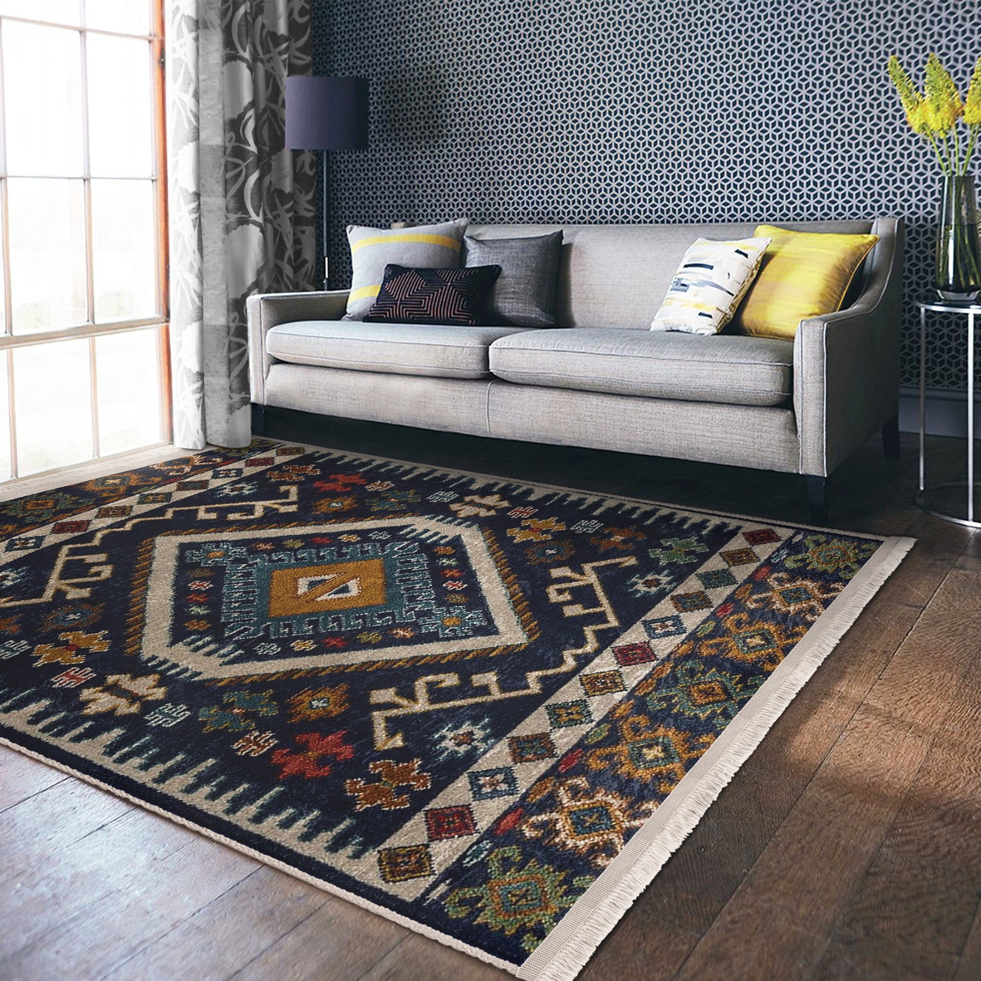 Functional Rug with Warmth and Charm of the Southwest