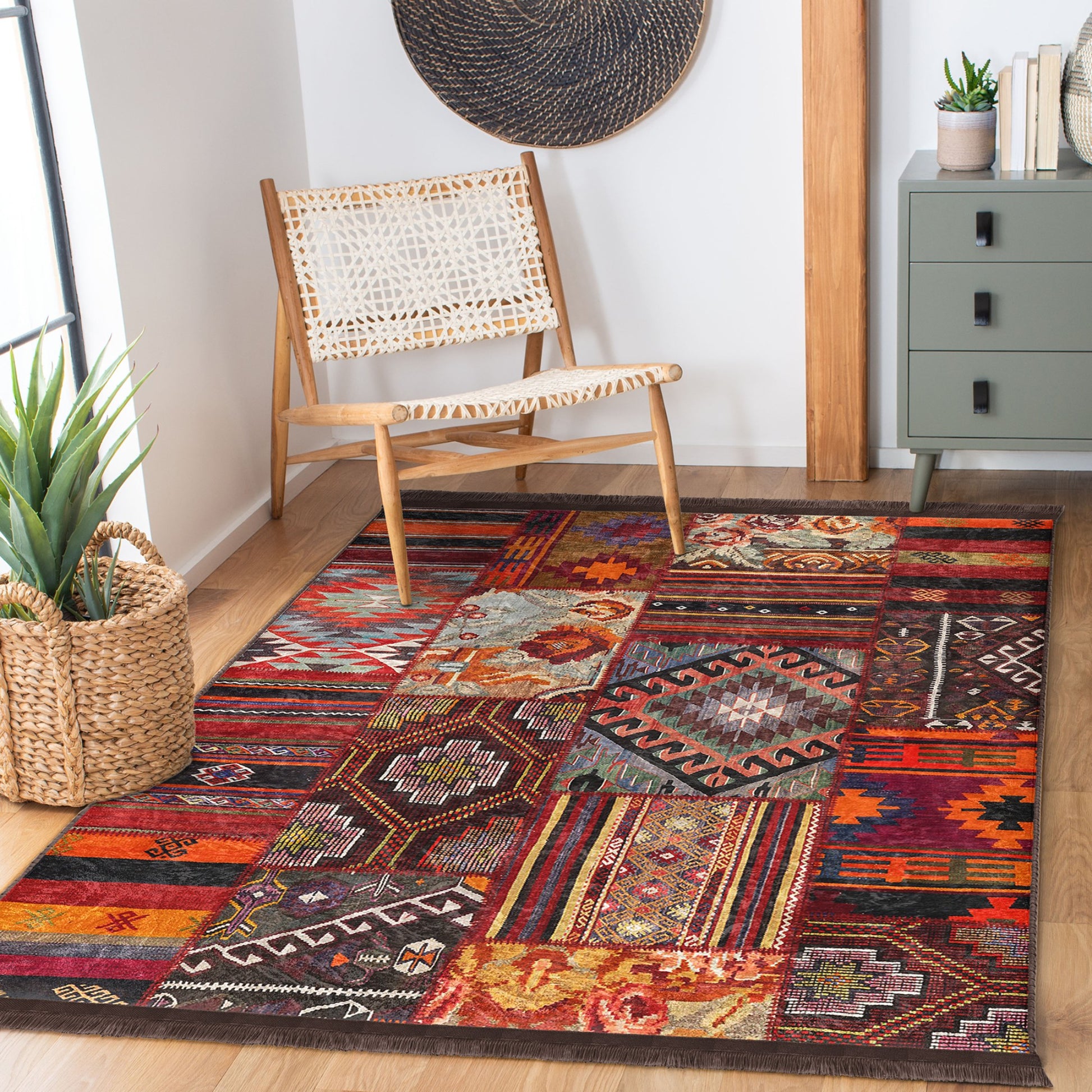 Functional Rug with Timeless Ethnic Craftsmanship