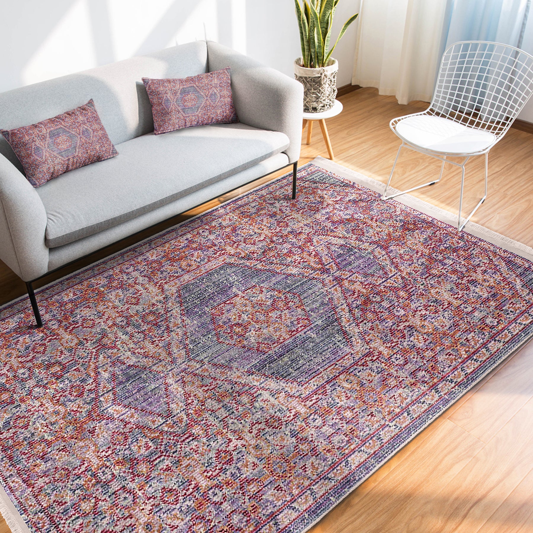 Persian Patterned Area Rug for a Touch of Heritage Elegance