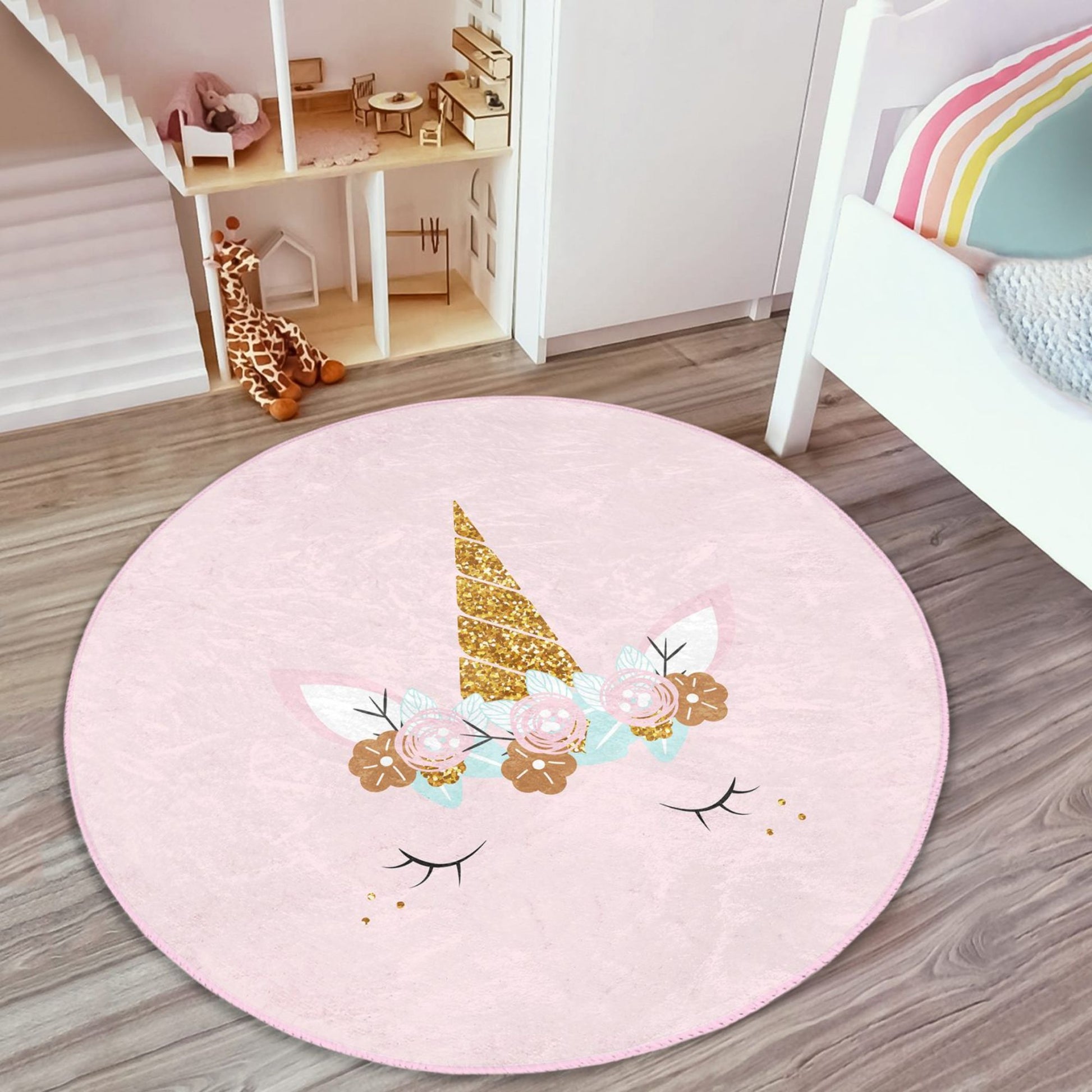 Adorable Unicorn-themed Nursery Area Rug