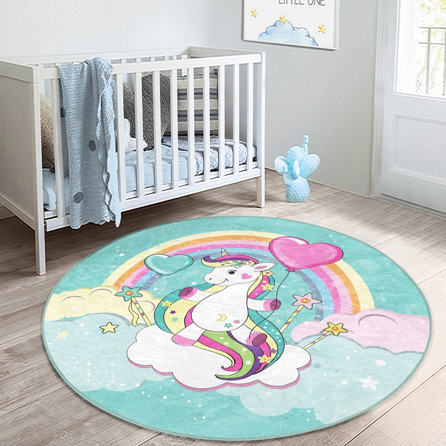 Whimsical Baby Unicorn Area Mat