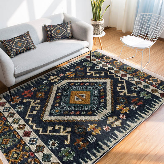 Cozy Classic Pattern Washable Rug - Main View