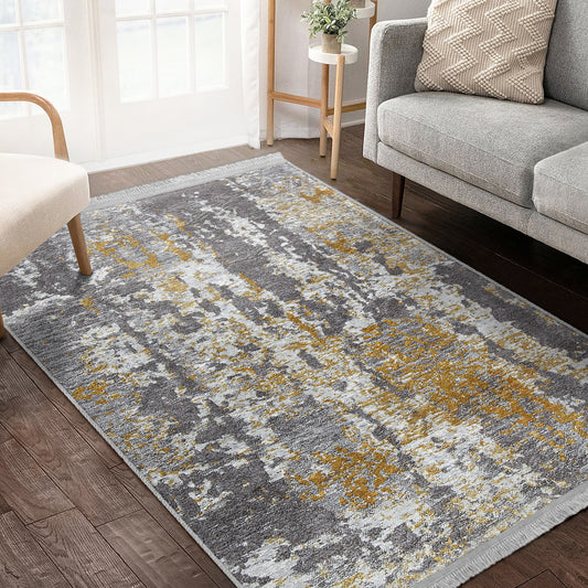 Antique Home Style Washable Rug - Main View