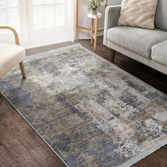 Modern Home Decorative Rectangle Washable Rug - Main View