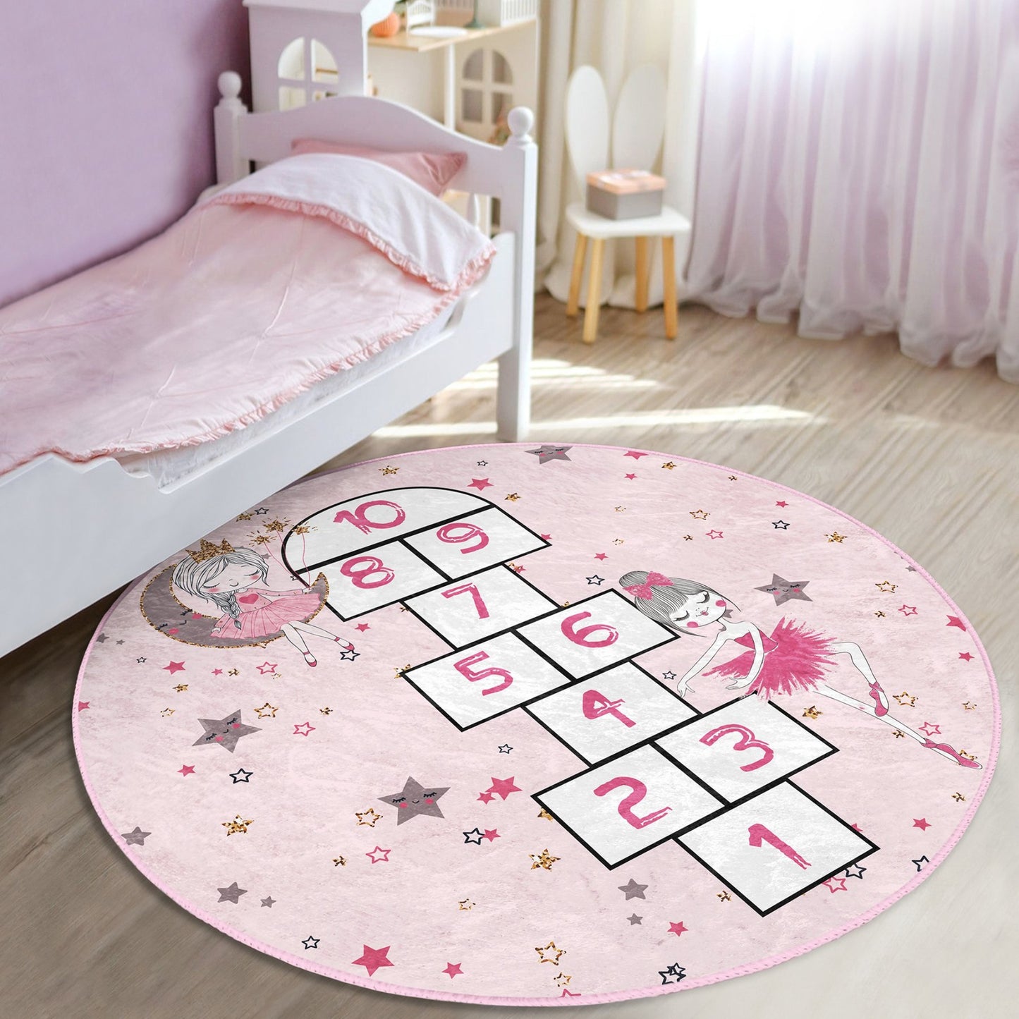 Playful Hopscotch Nursery Carpet - Whimsical Design