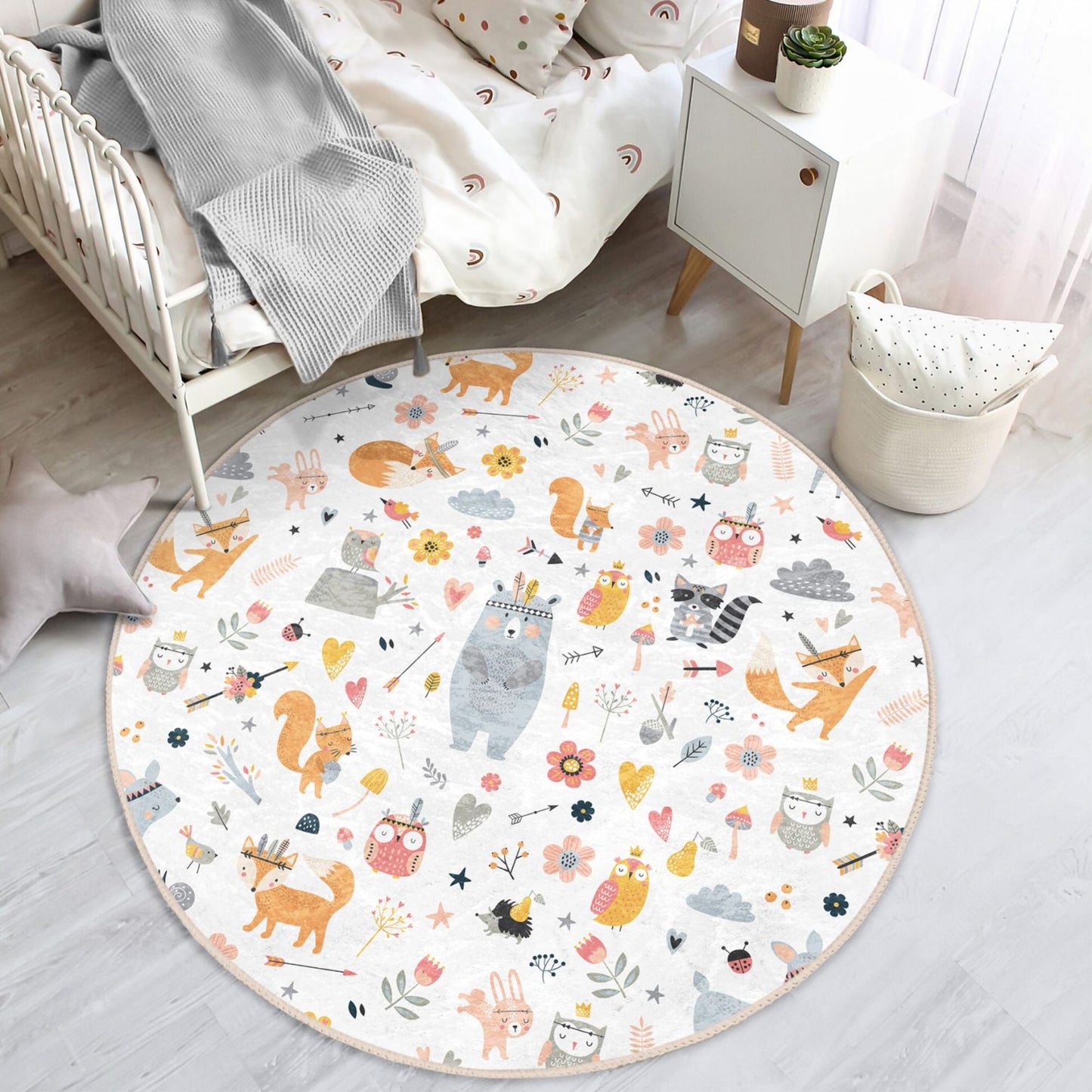 Soft & Colorful Homeezone Rug - Perfect for Kids' Rooms
